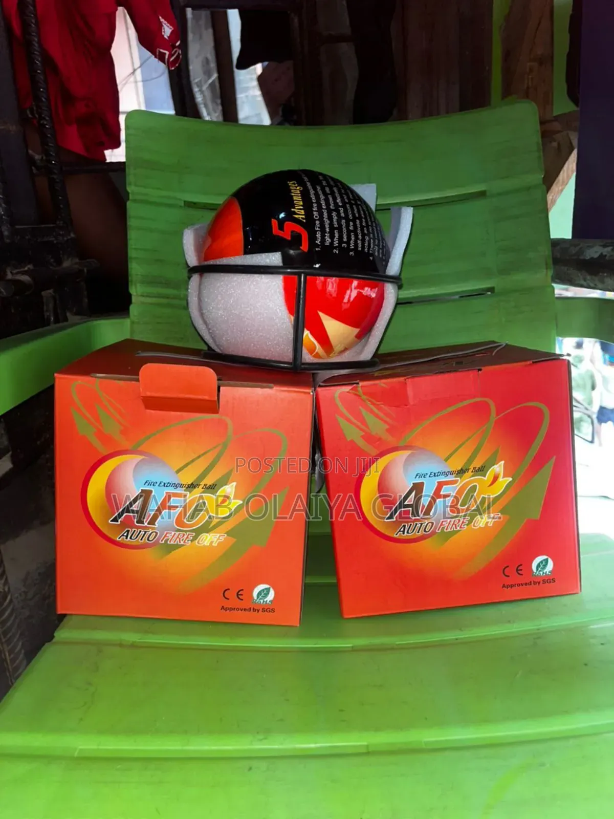 Afo Automatic Fire Extinguisher Ball – Self-activating Safety Device