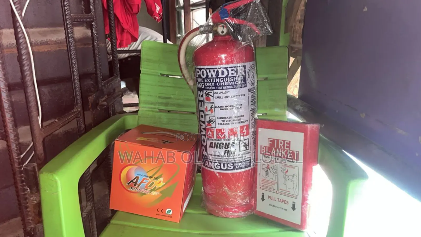 Triple-action Fire Safety Kit – 9kg Dcp + Afo Ball + Blanket
