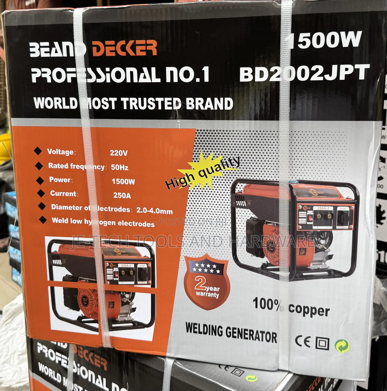 Beand Decker Bd2002jpt Welding Generator.