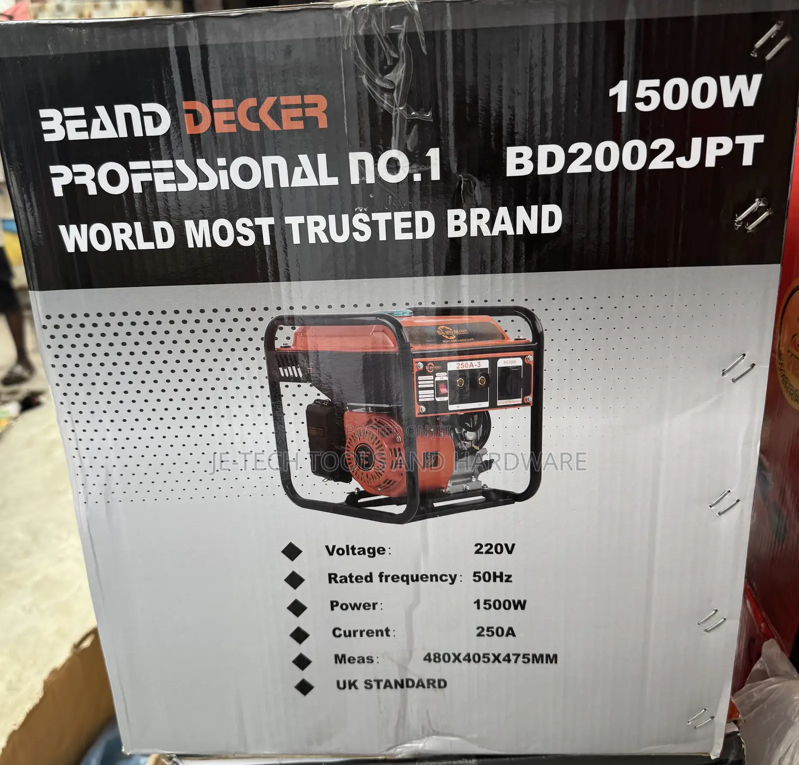 Beand Decker Bd2002jpt Welding Generator.