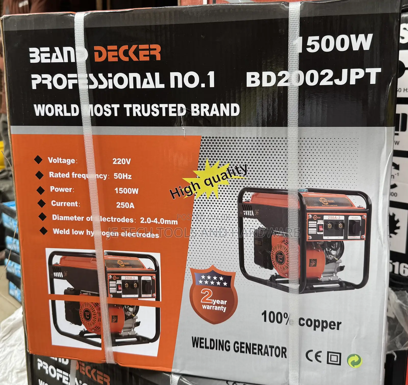 Beand Decker Bd2002jpt Welding Generator.
