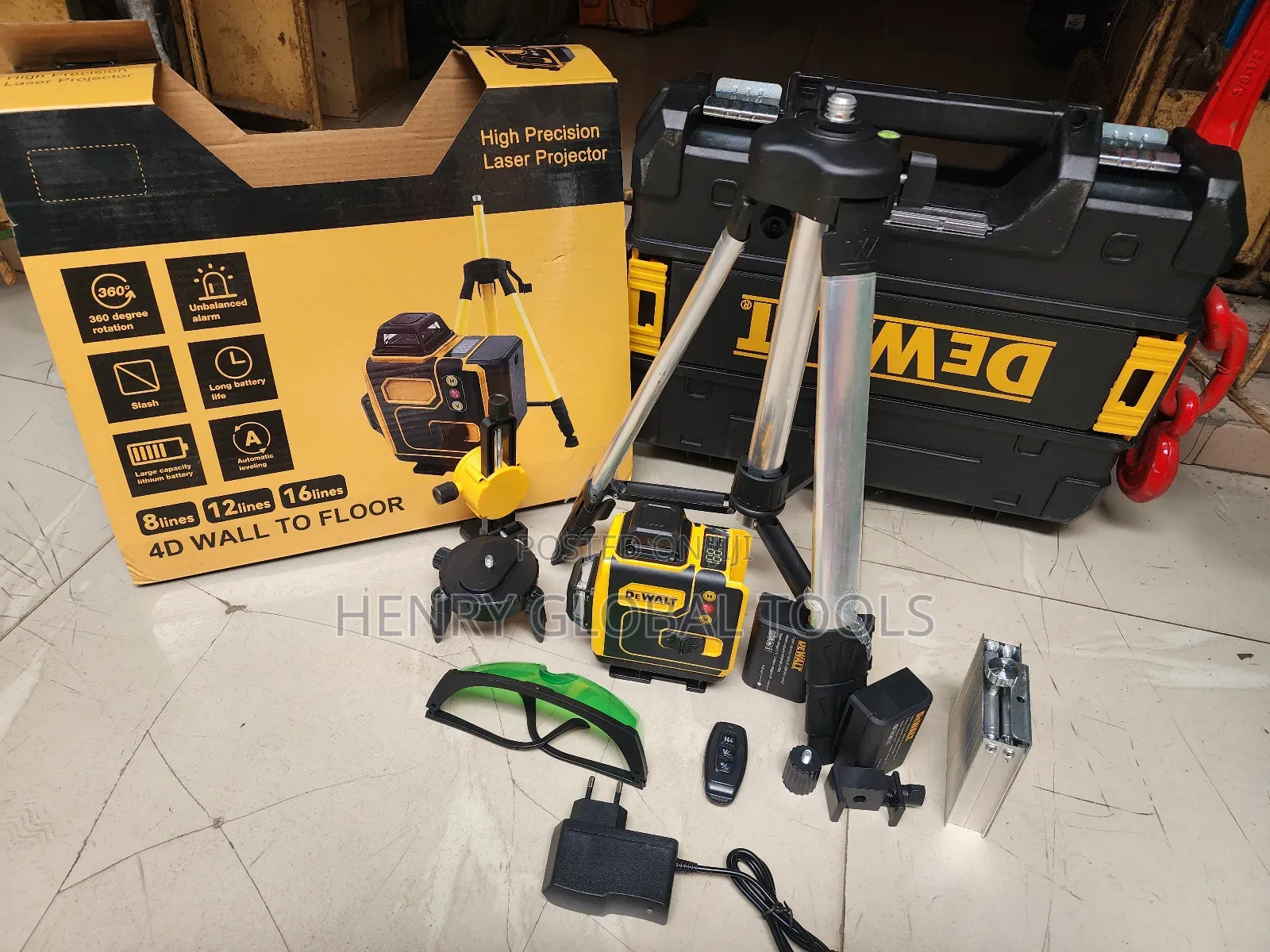 16lines 4d Dewalt Laser Level Instrument