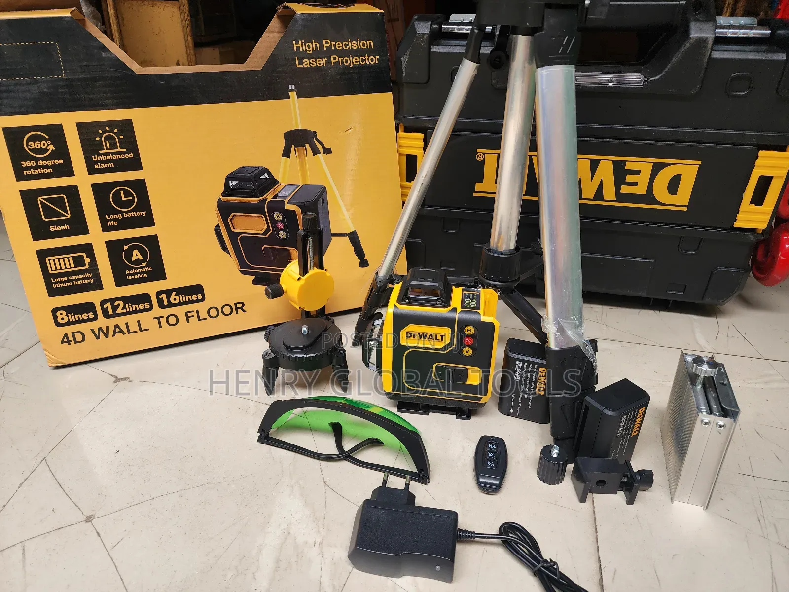 16lines 4d Dewalt Laser Level Instrument