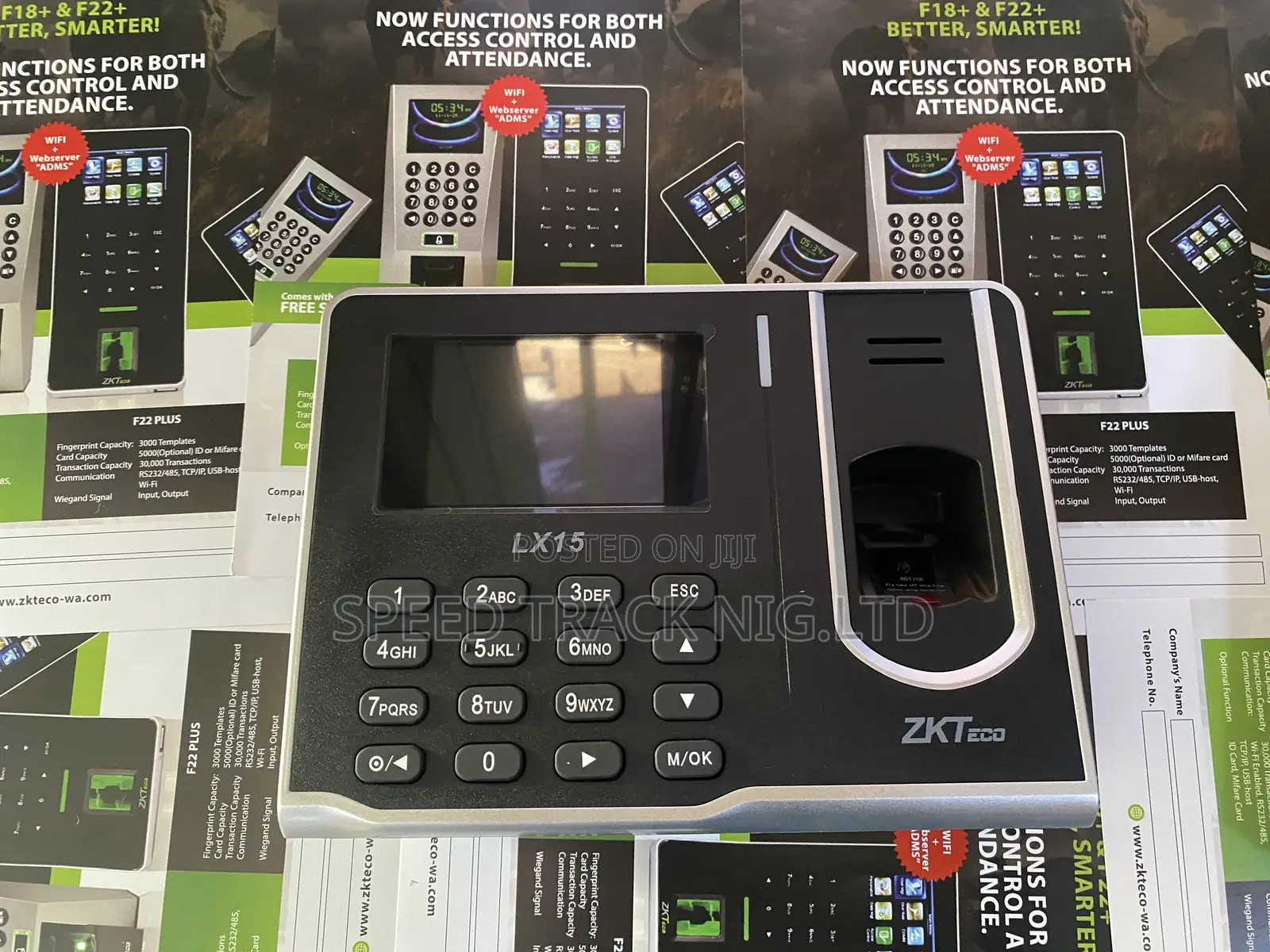 Zkteco Lx15 Fingerprint Time Attendance Machine