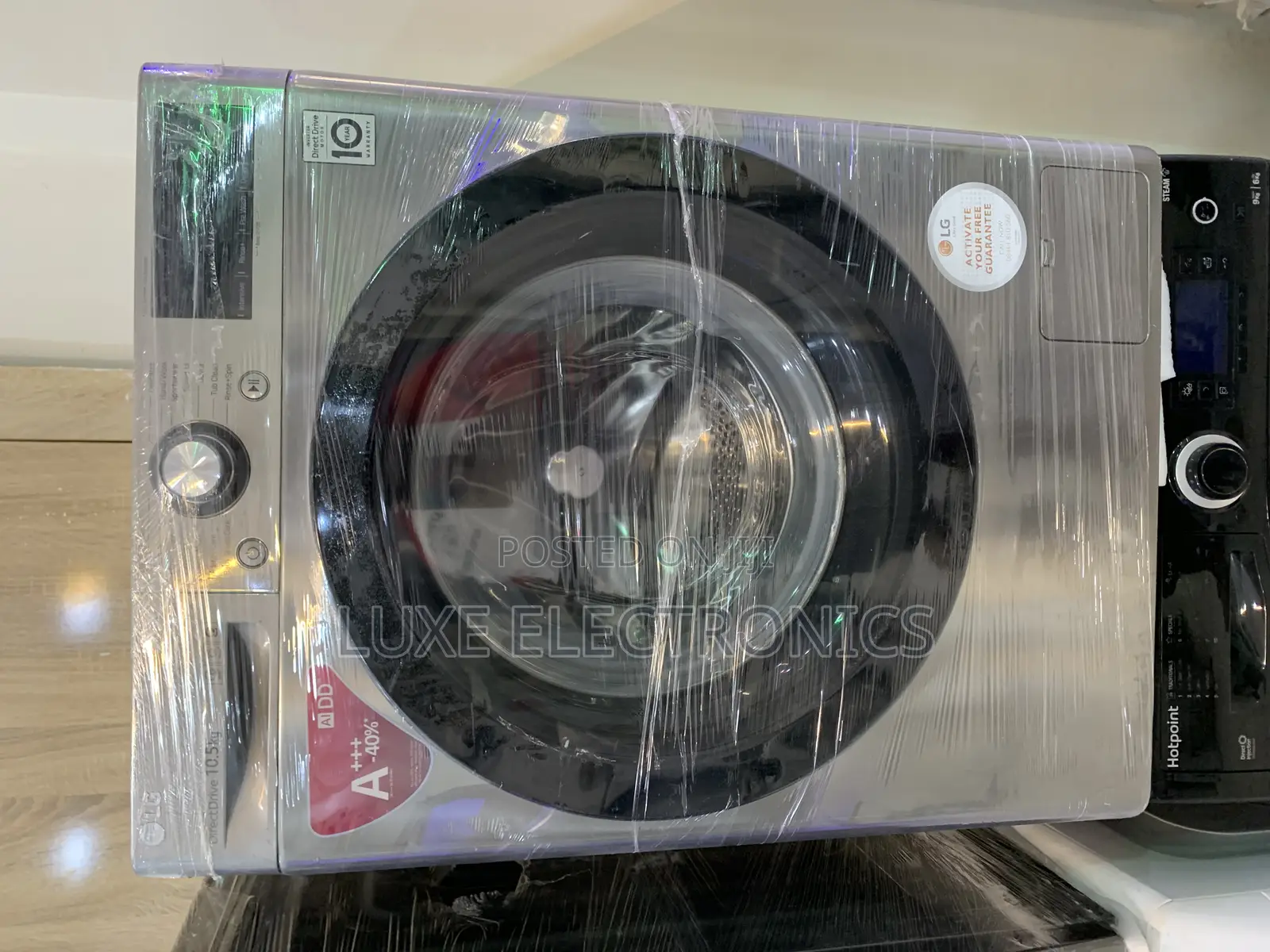 10.5kg Lg Inverter Direct Drive Washing Machine Wit Wifi Connectivity