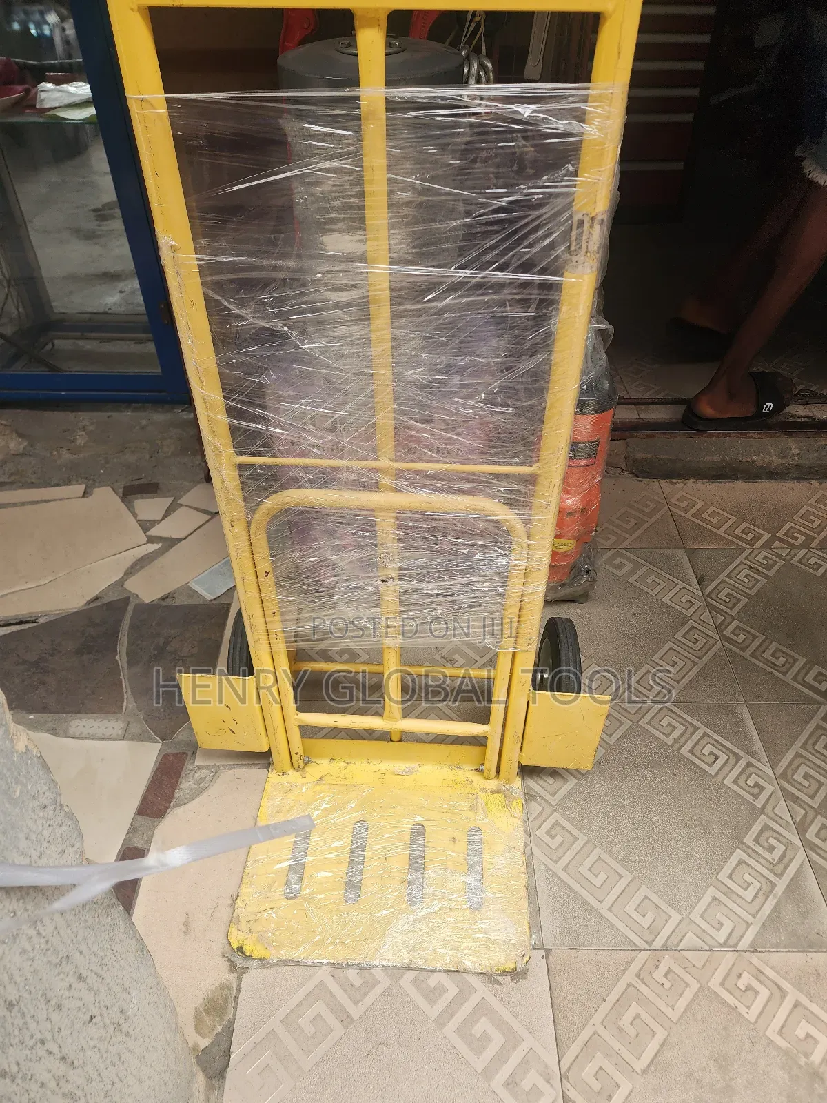 Yellow Hand Trolley