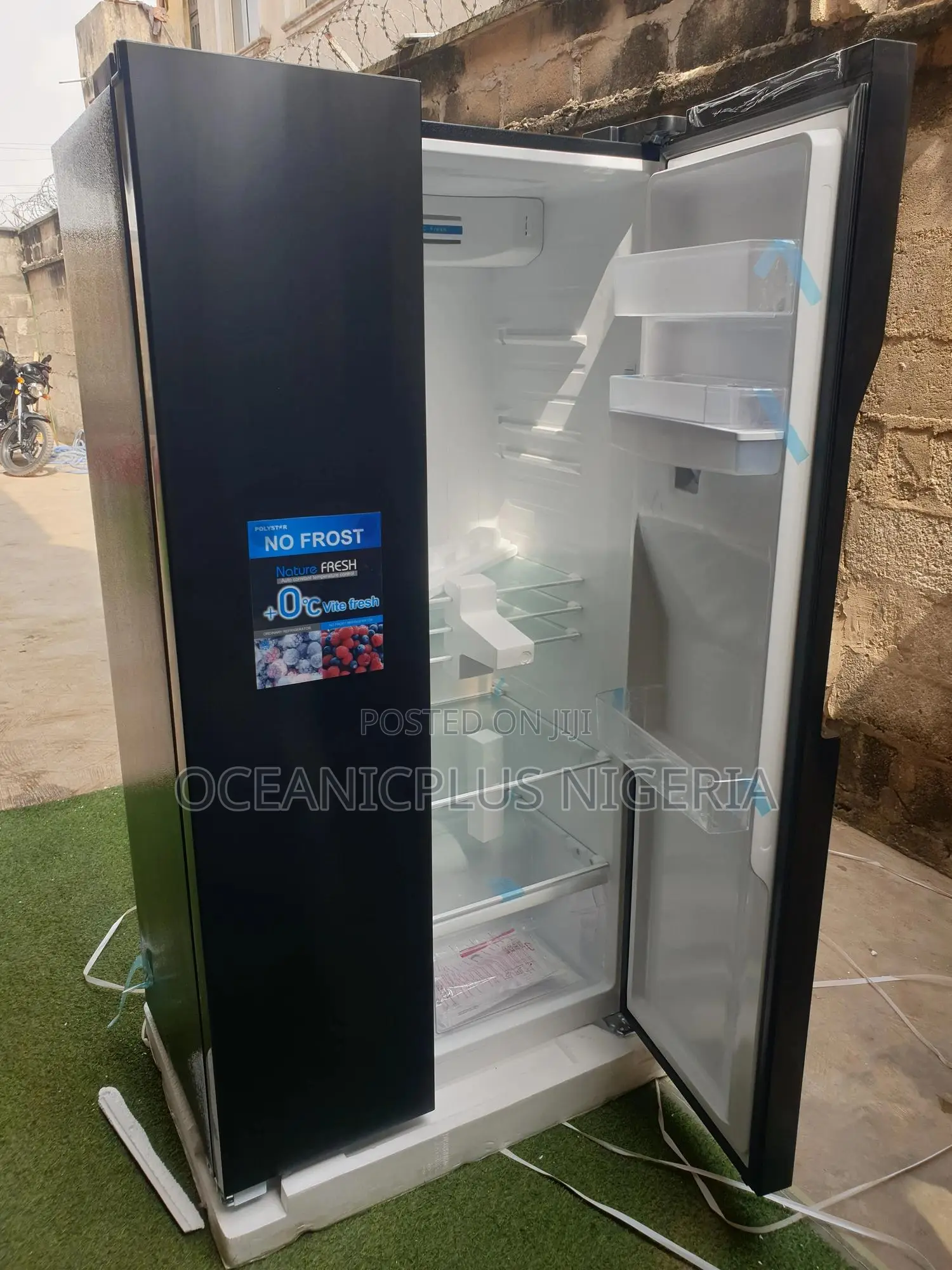 Polystar 502l Double Door Side Refrigerator Inverter