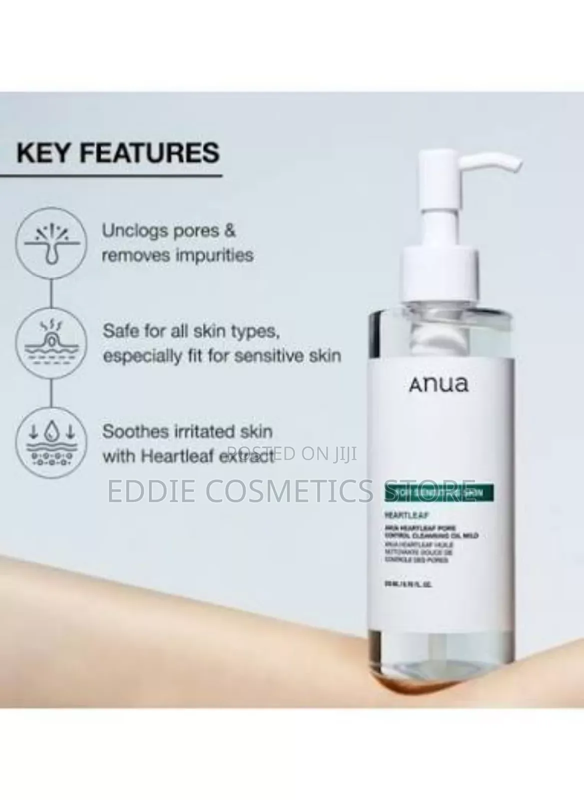 Anua Heartleaf Pore Control Cleansing Oil Mild – Deep Pore Cleanser