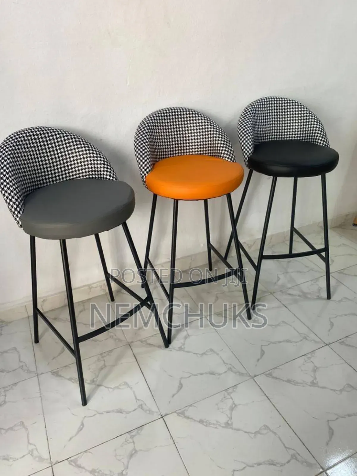 Bar Stool With Mid Back Rest