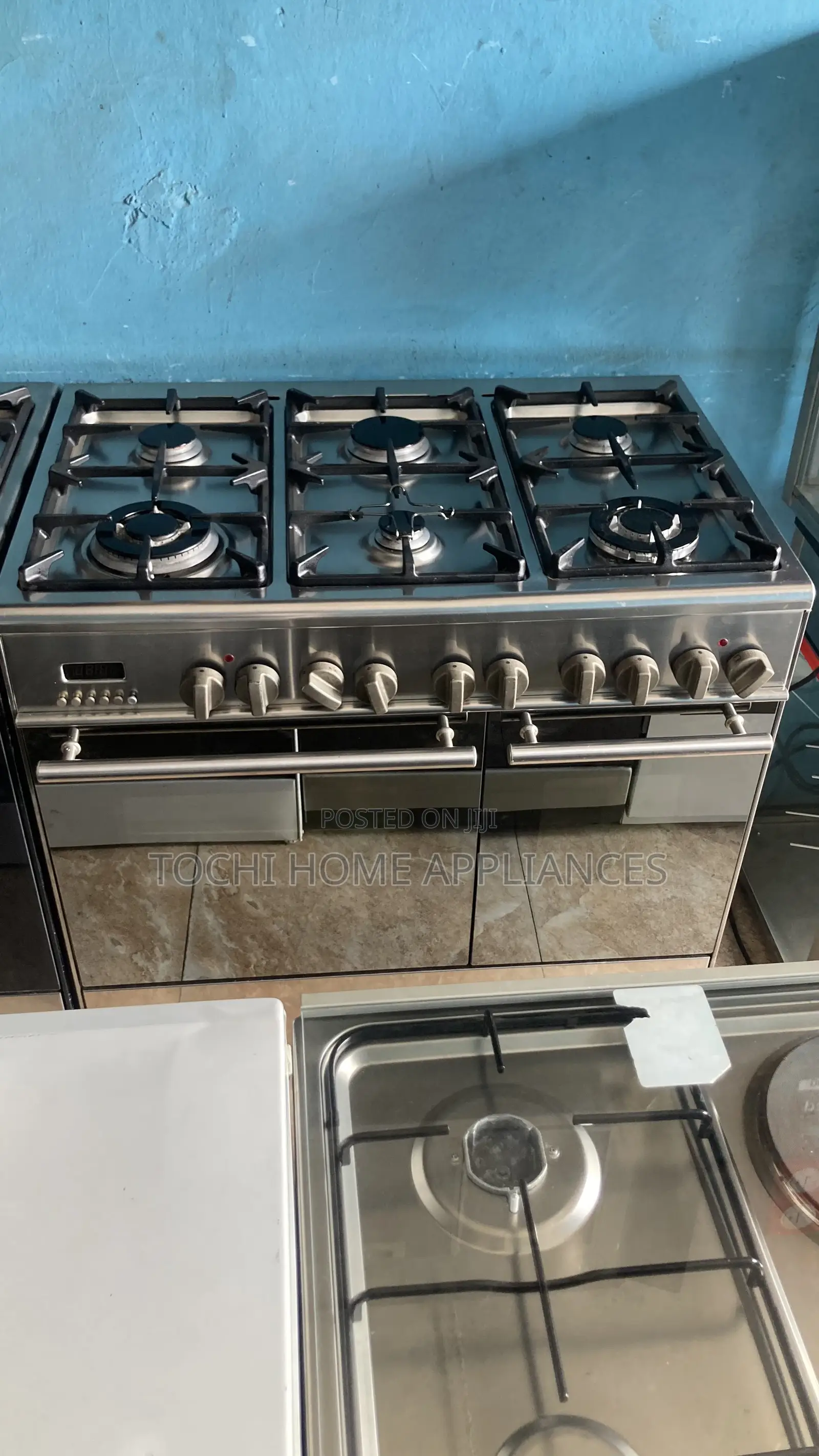 6 Burner Clean Industrial Gas Cooker
