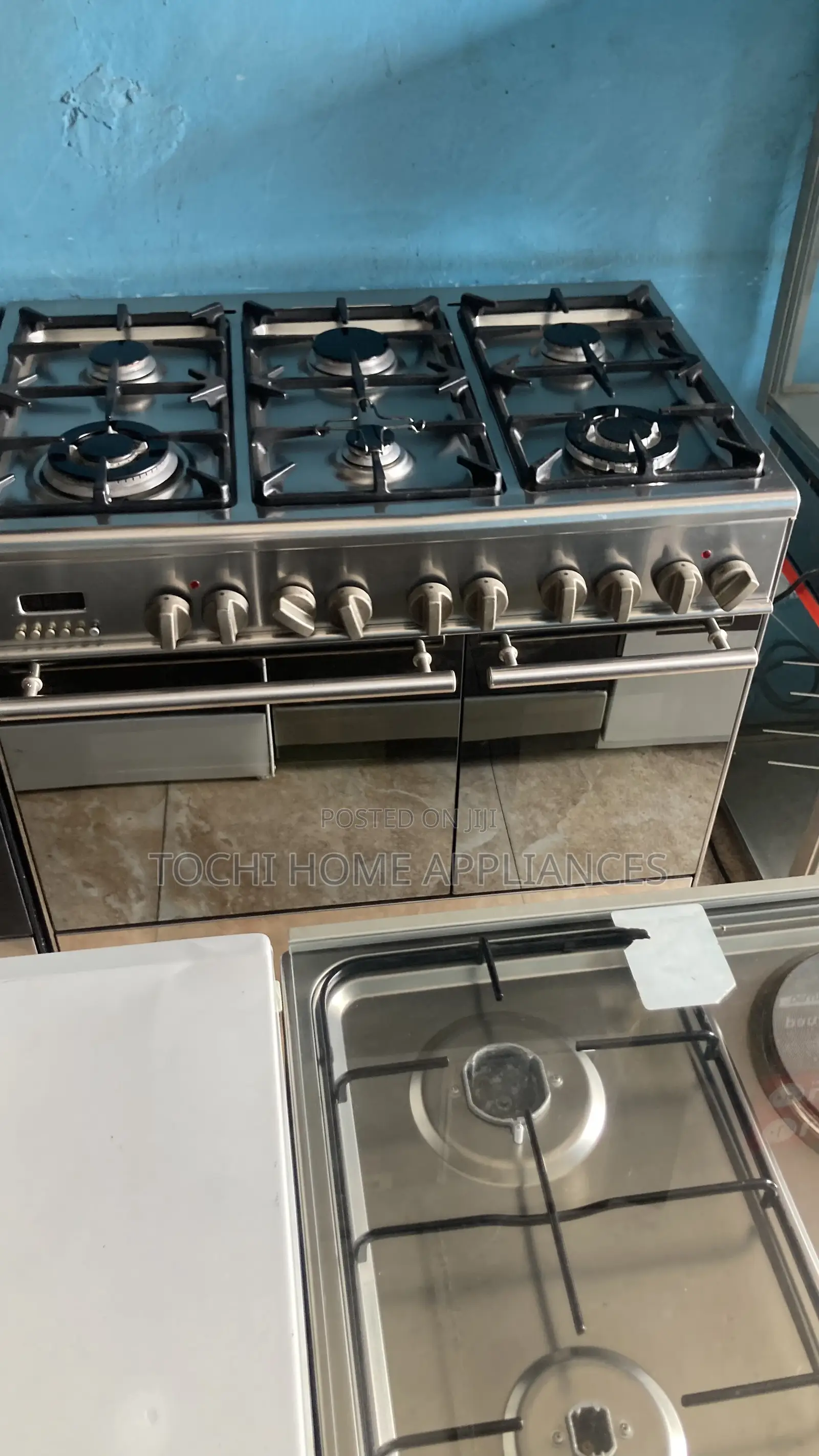 6 Burner Clean Industrial Gas Cooker