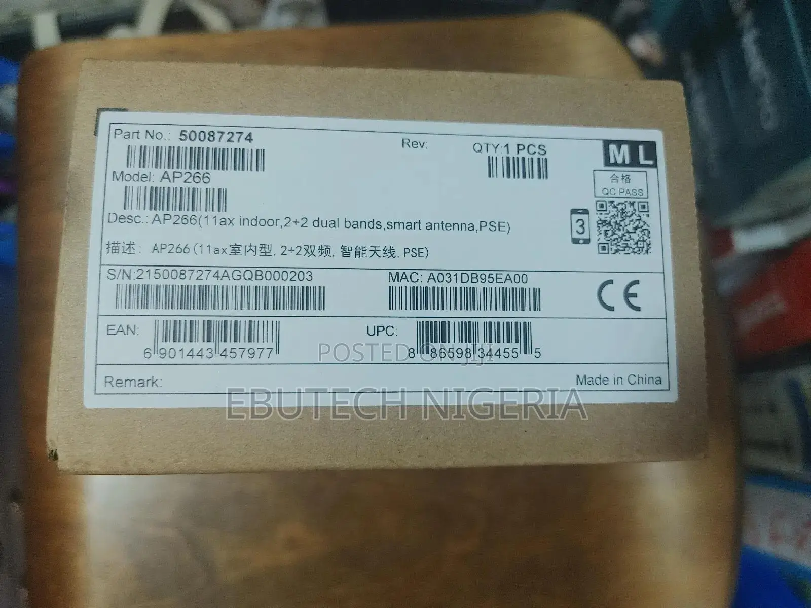Huawei Ap266 Wi-Fi 6 Indoor Access Point Ekitengine