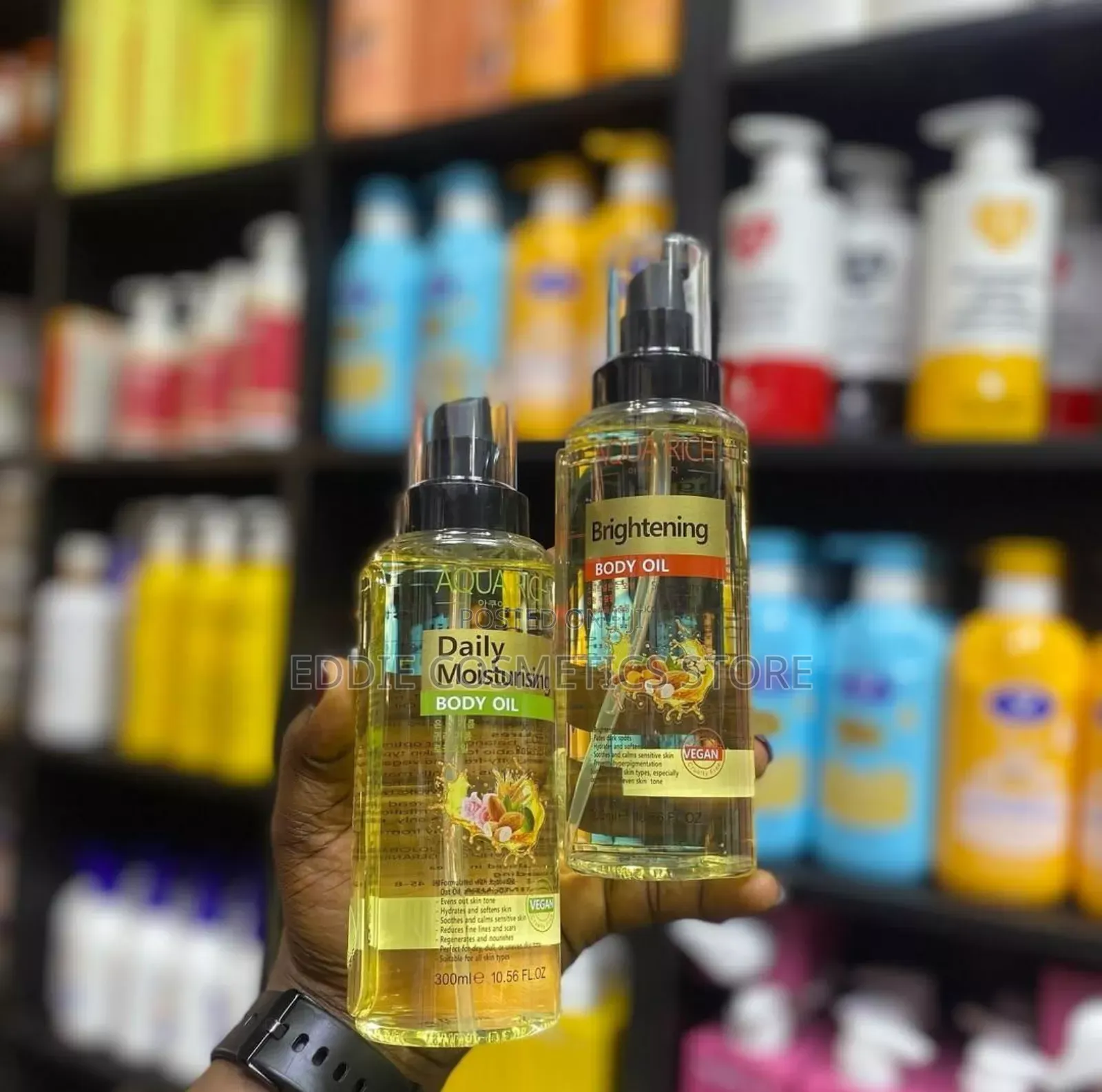 Aqua Rich Body Oil 300ml – Brightening Moisturising