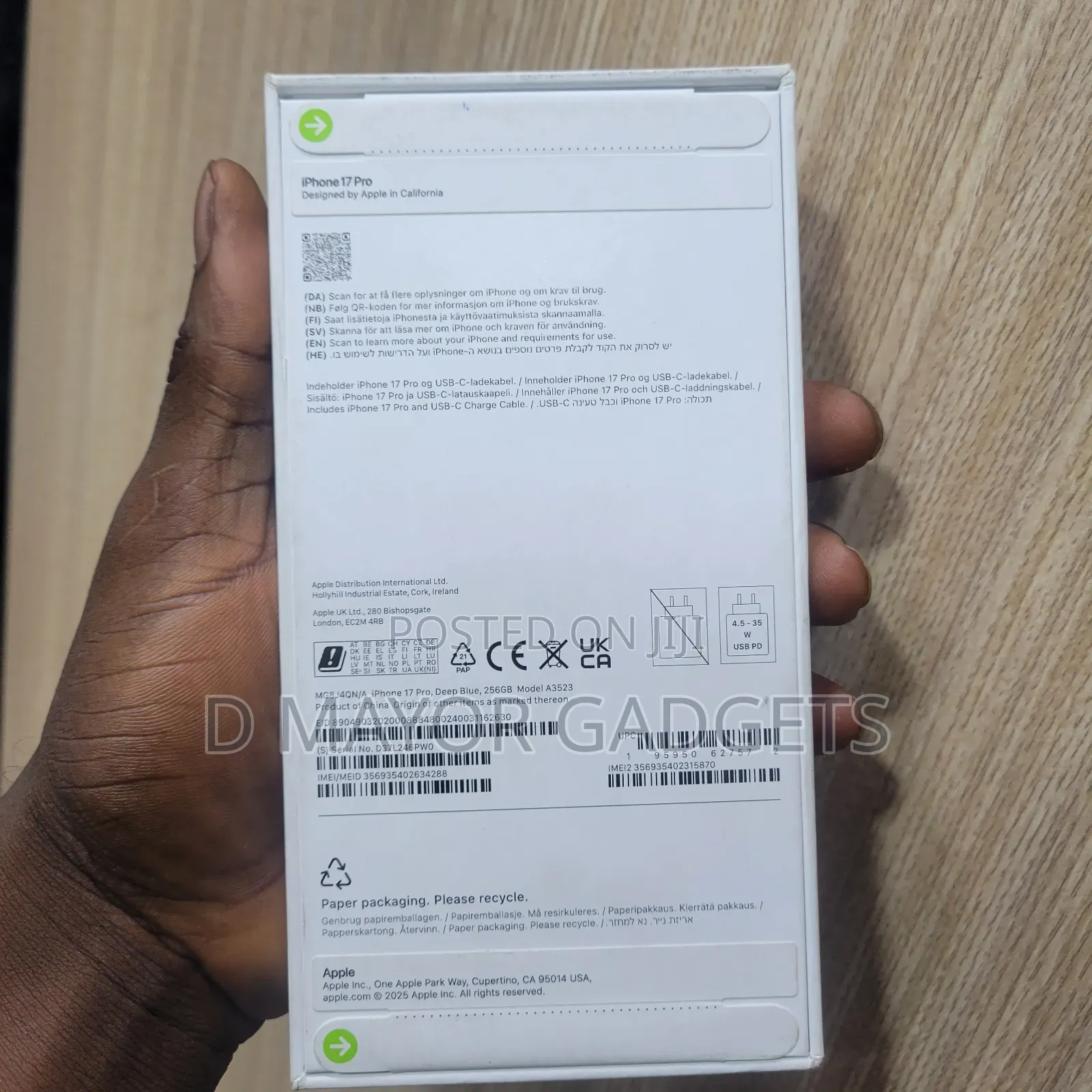 New Apple iPhone 17 Pro 256 GB