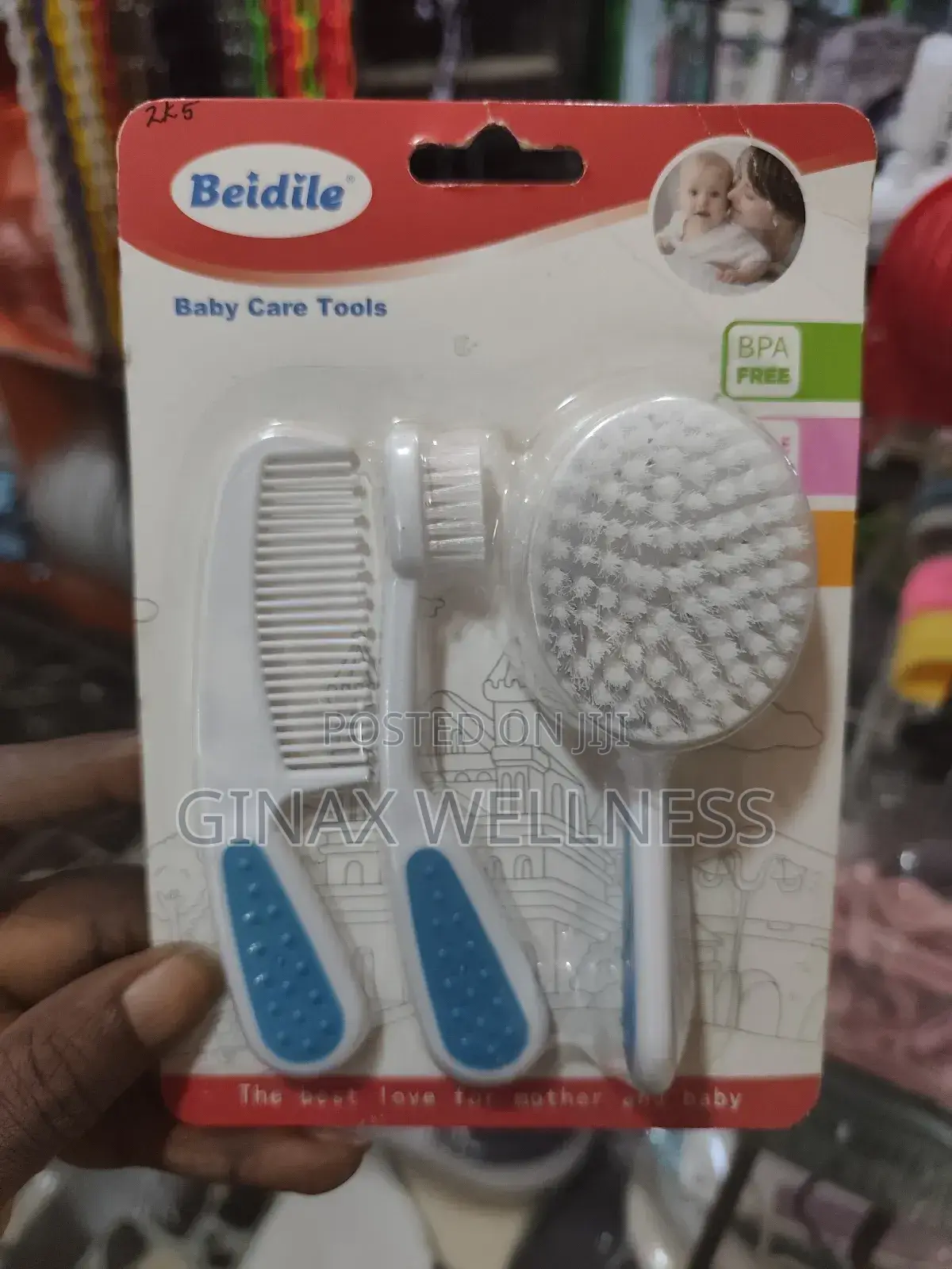 Premium Grooming Kit With Hair Brush, Comb and Toothbrush for Toddlers