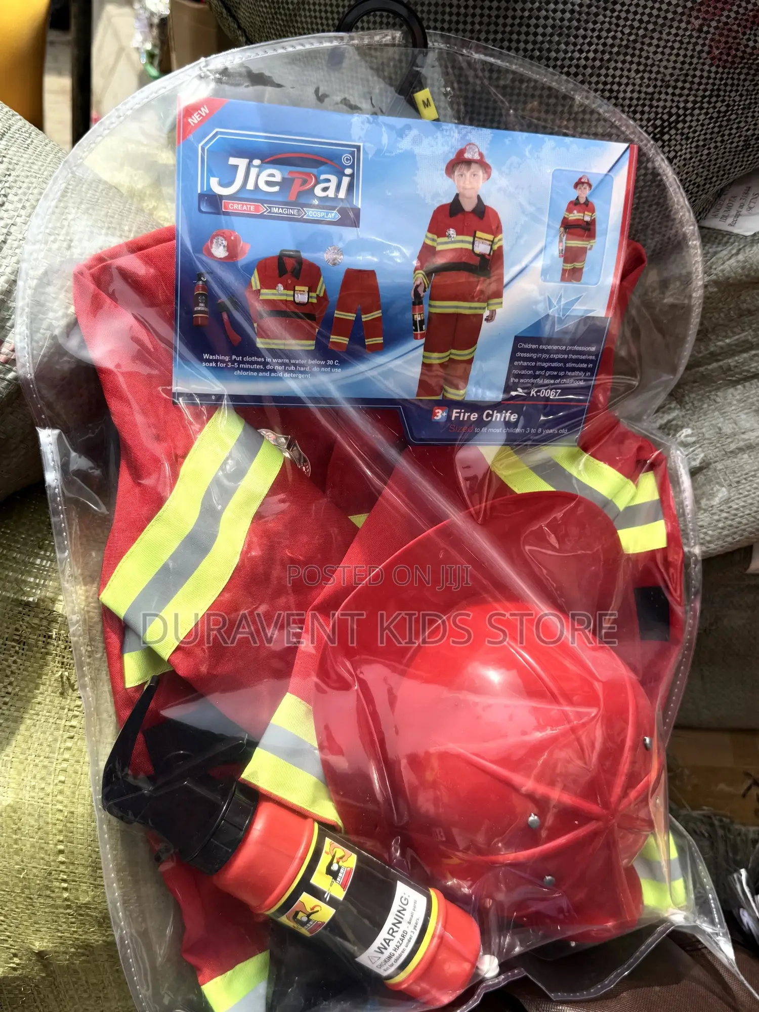 Fire Fighter ( Top, Trousers, Cap and Accessories)