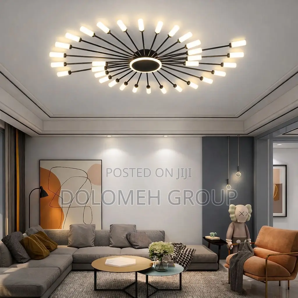 Multiple Hand Chandelier With Led Light