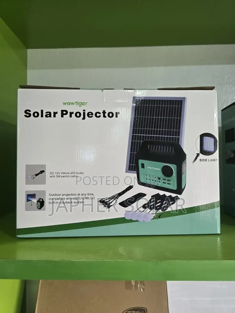 Wowtiger Solar Projector – The Portable Cinema King