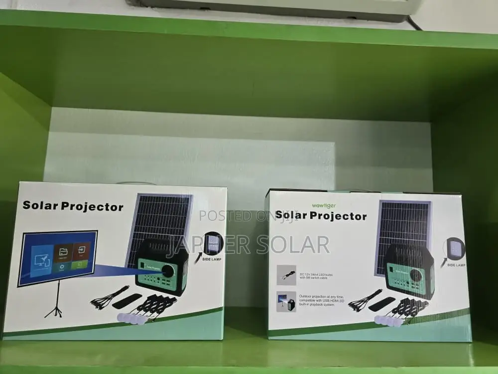 Wowtiger Solar Projector – The Portable Cinema King