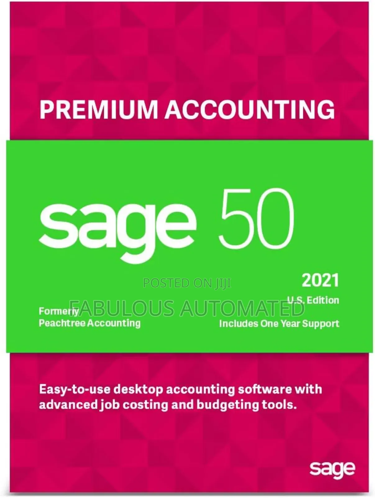 Sage 50 Premium Accounting 2021 Software [5 Users] Perpetual License