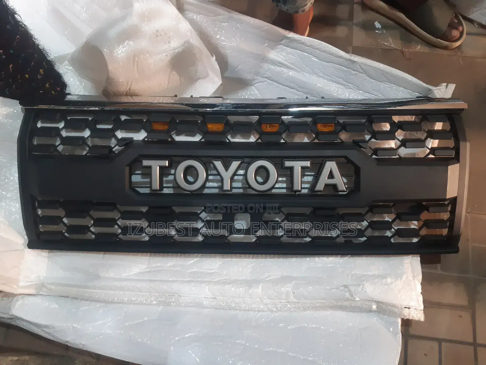 Front Grille Prado With Light
