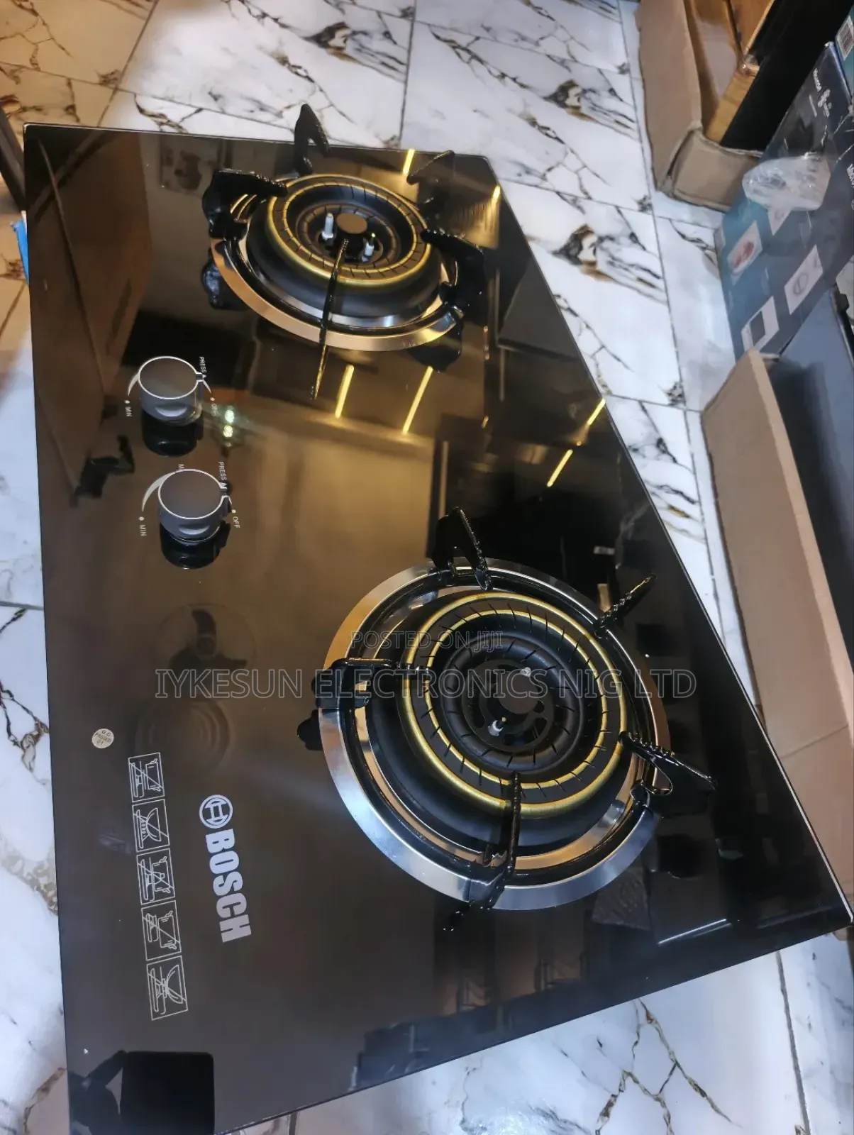 Quality Bosch Inbuilt Cabinet or Table Top 2 Burners Gas Cooker Hob