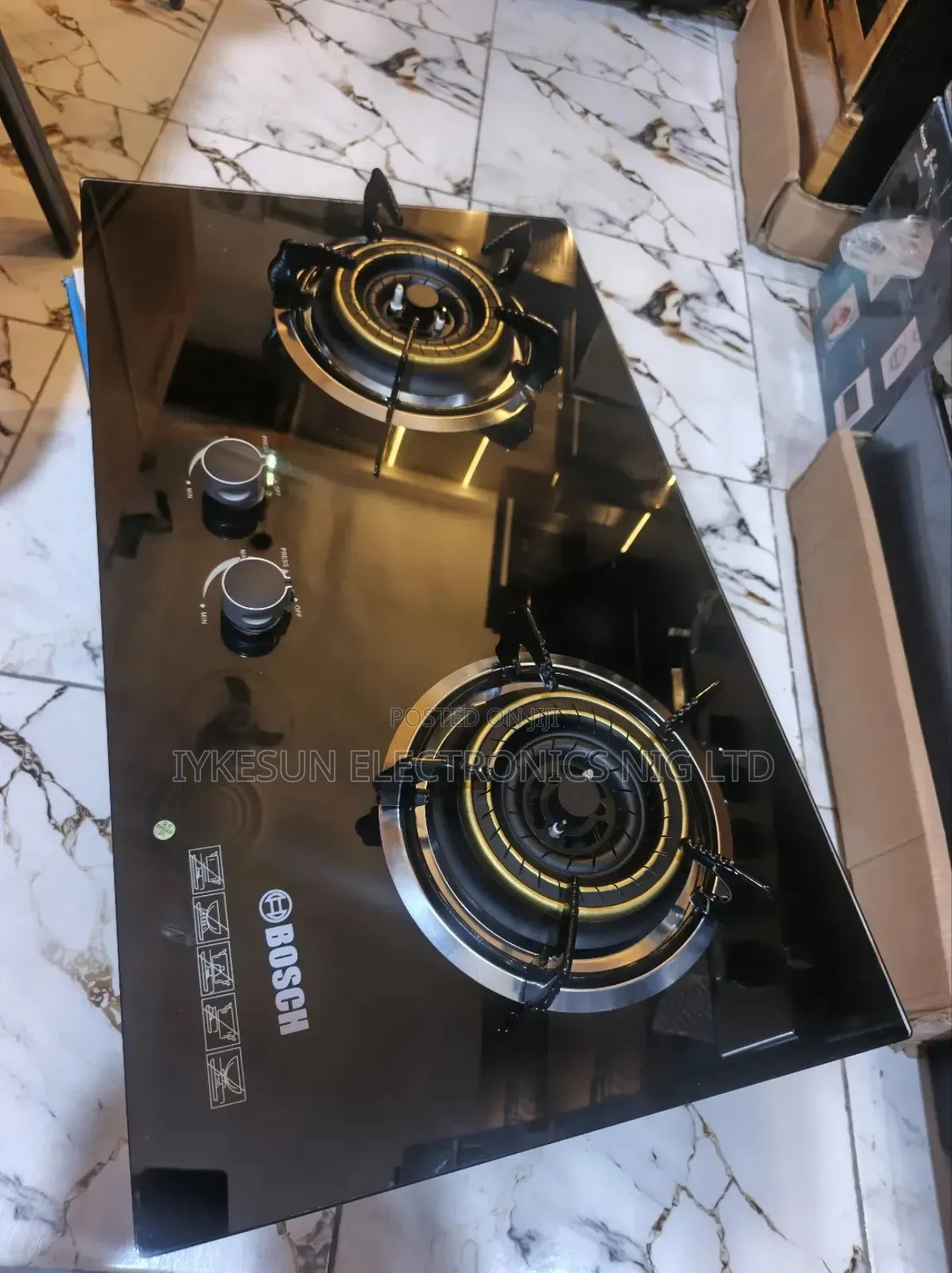 Quality Bosch Inbuilt Cabinet or Table Top 2 Burners Gas Cooker Hob
