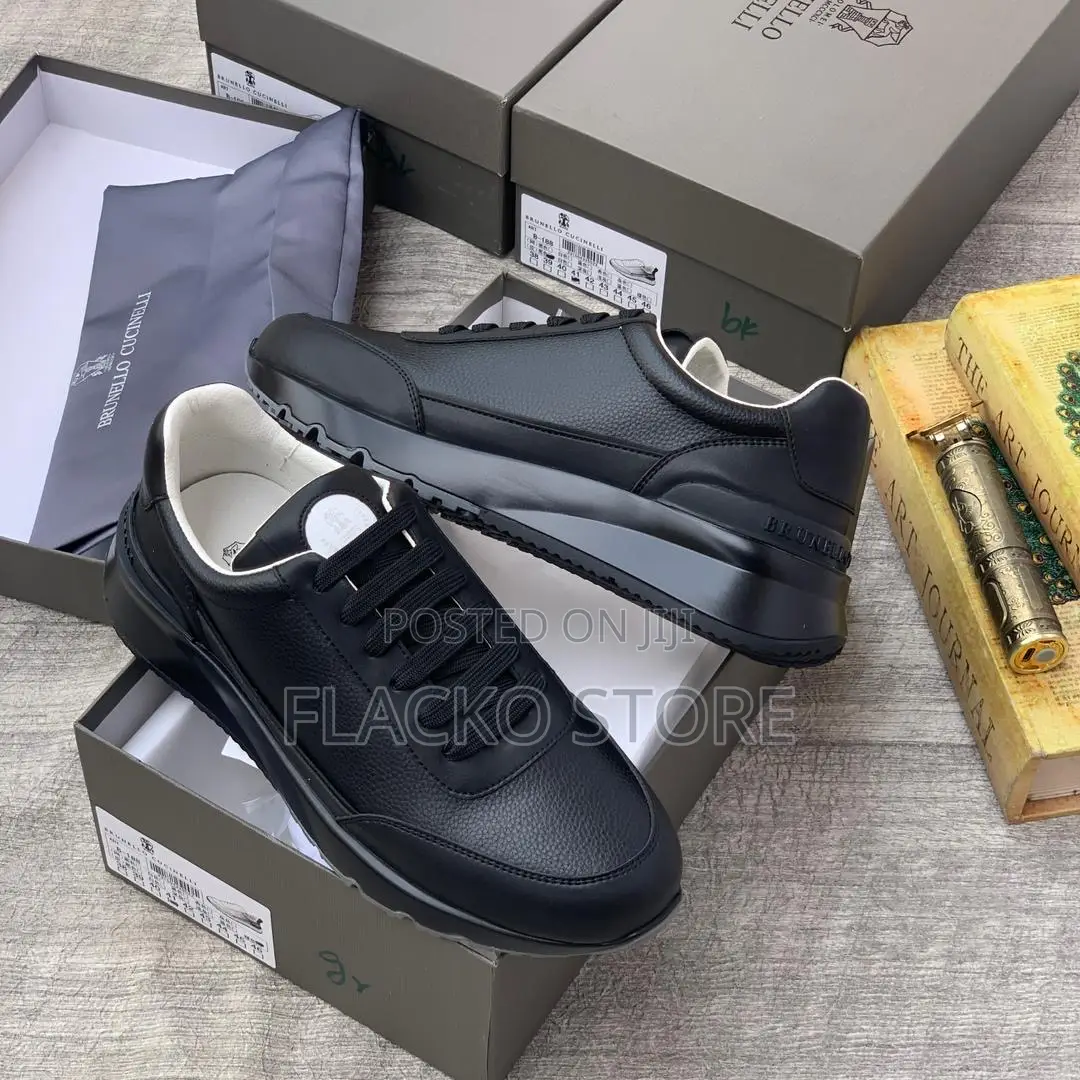 Original Brunello Cucinelli Leather Sneakers