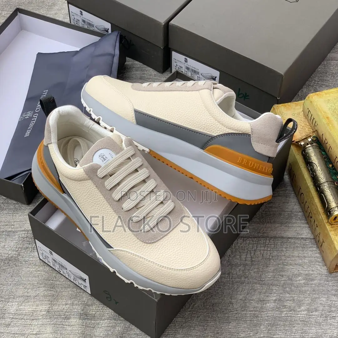 Original Brunello Cucinelli Leather Sneakers