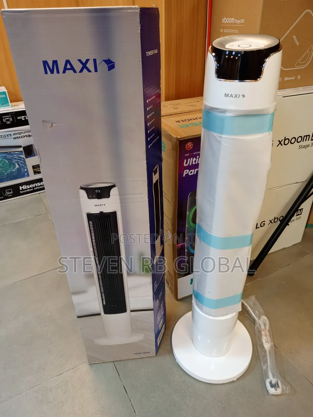 Maxi Tower Fan Fz10-16ar – White