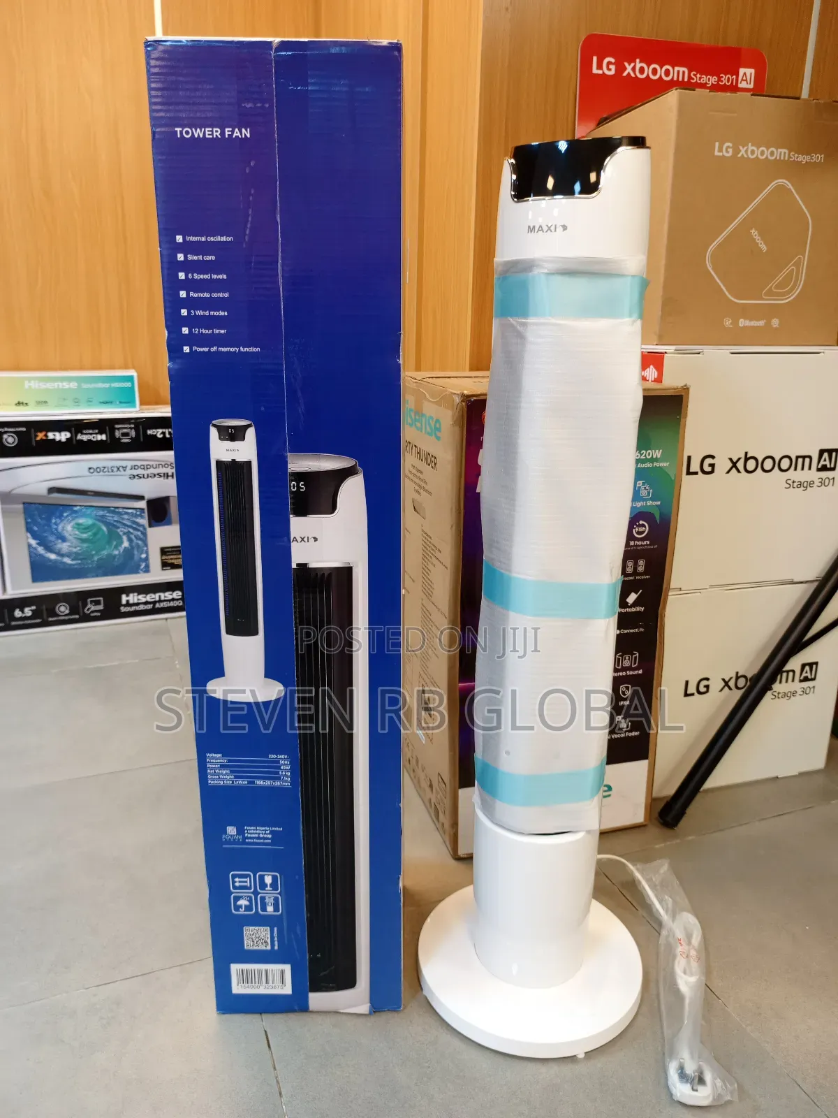 Maxi Tower Fan Fz10-16ar – White