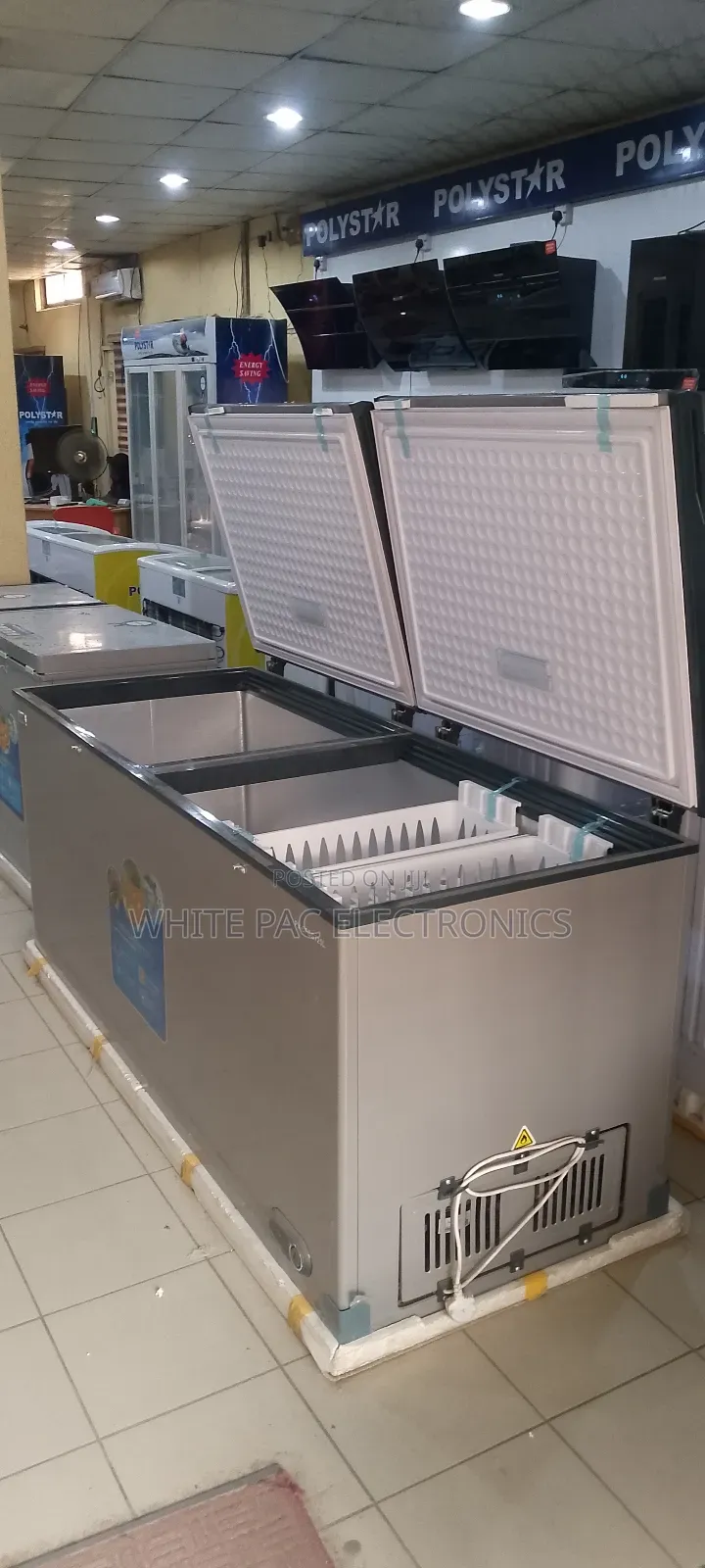 Polystar 725 Litre Big Double Door Chest Freezer Fast In Maker Block