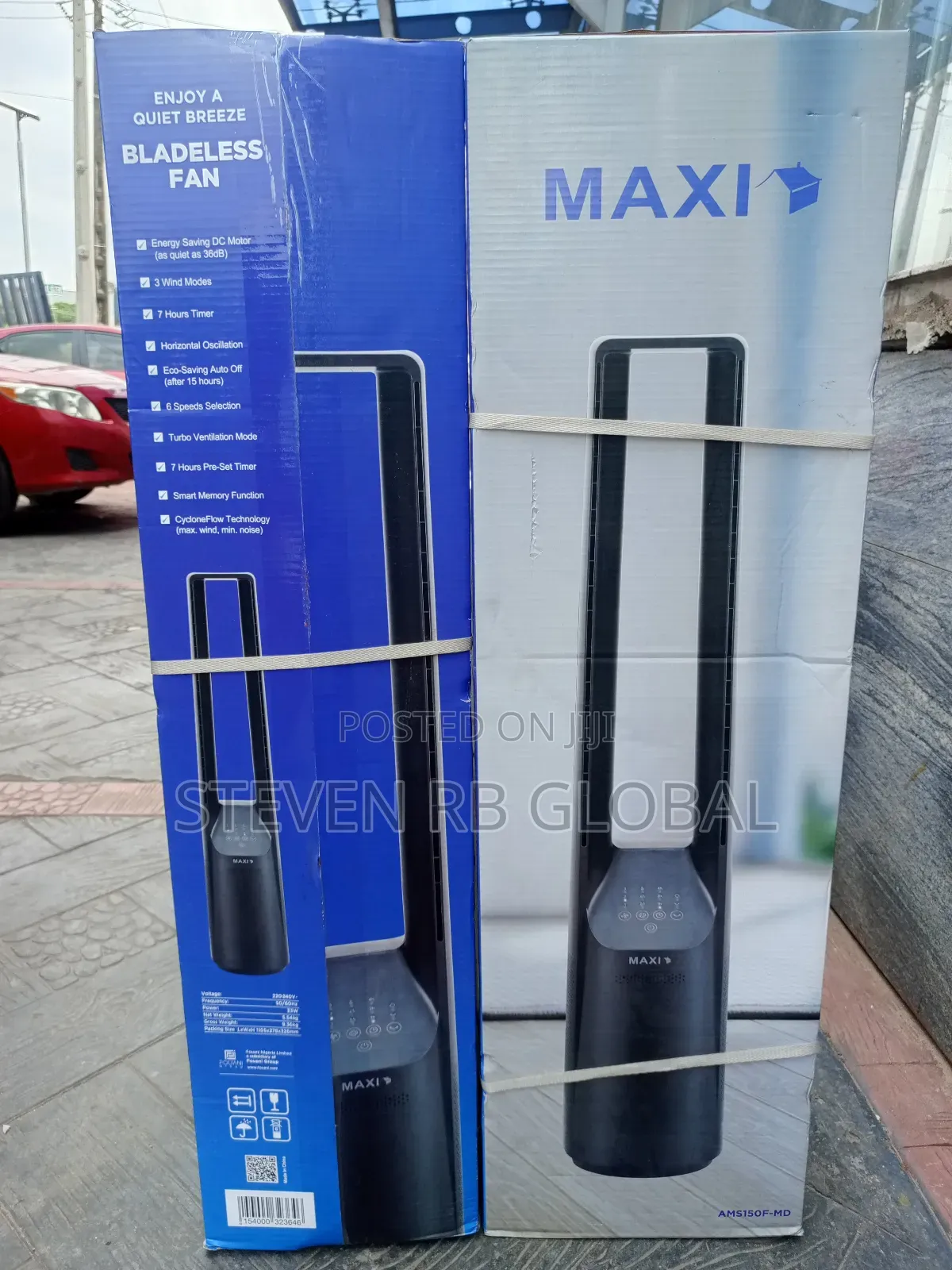 Maxi 40" Bladeless Tower Fan – Model 150f-Mdams