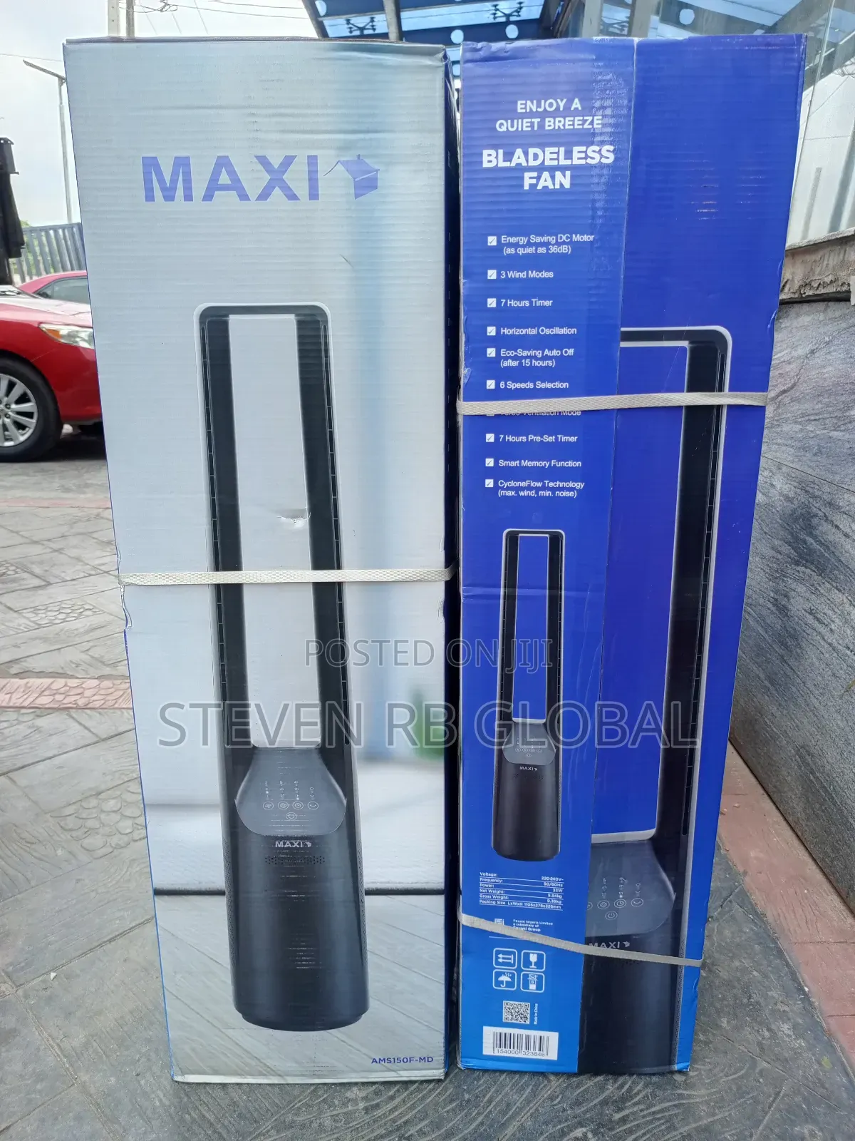 Maxi 40" Bladeless Tower Fan – Model 150f-Mdams