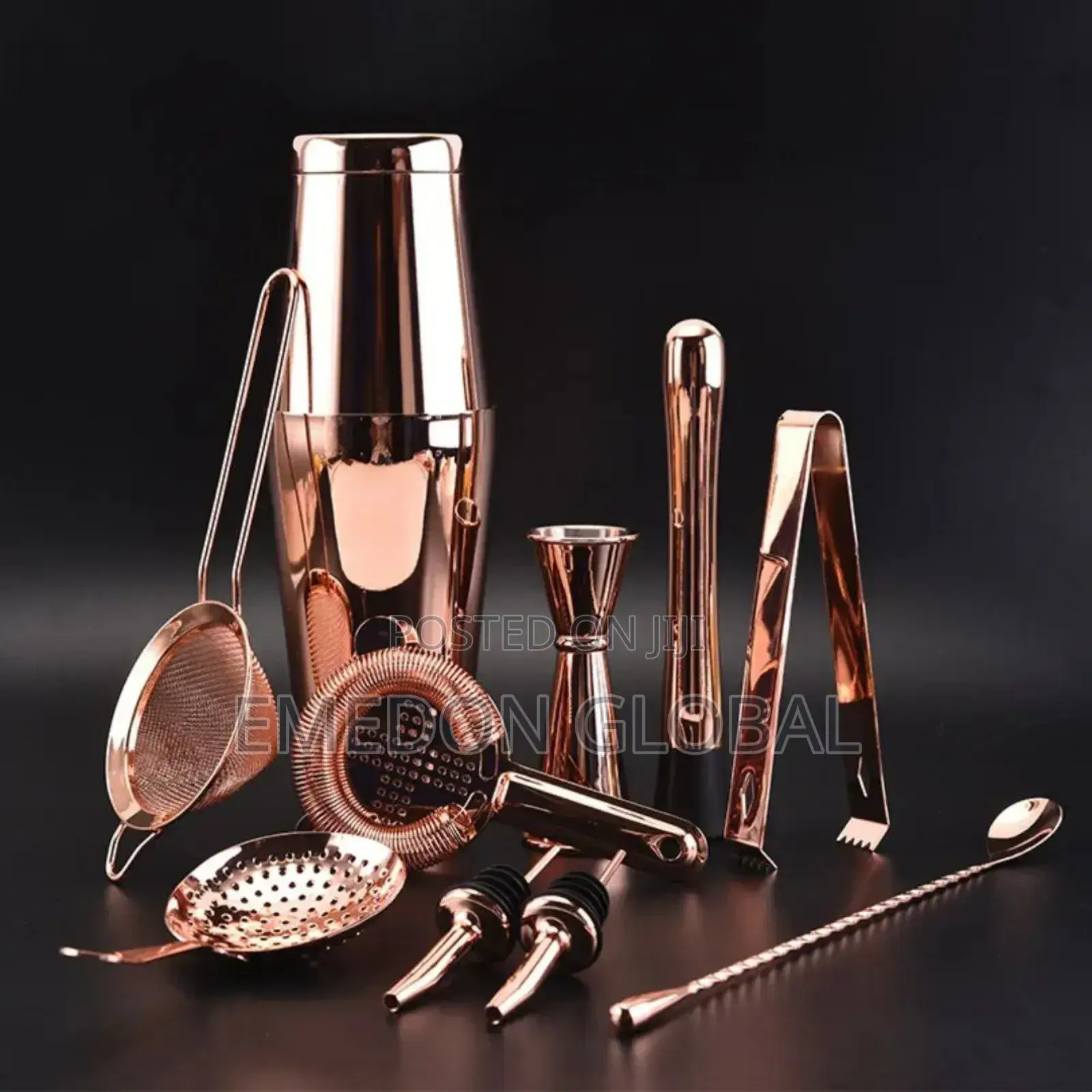Premium Quality 10pcs Stainless Steel Cocktail Shaker