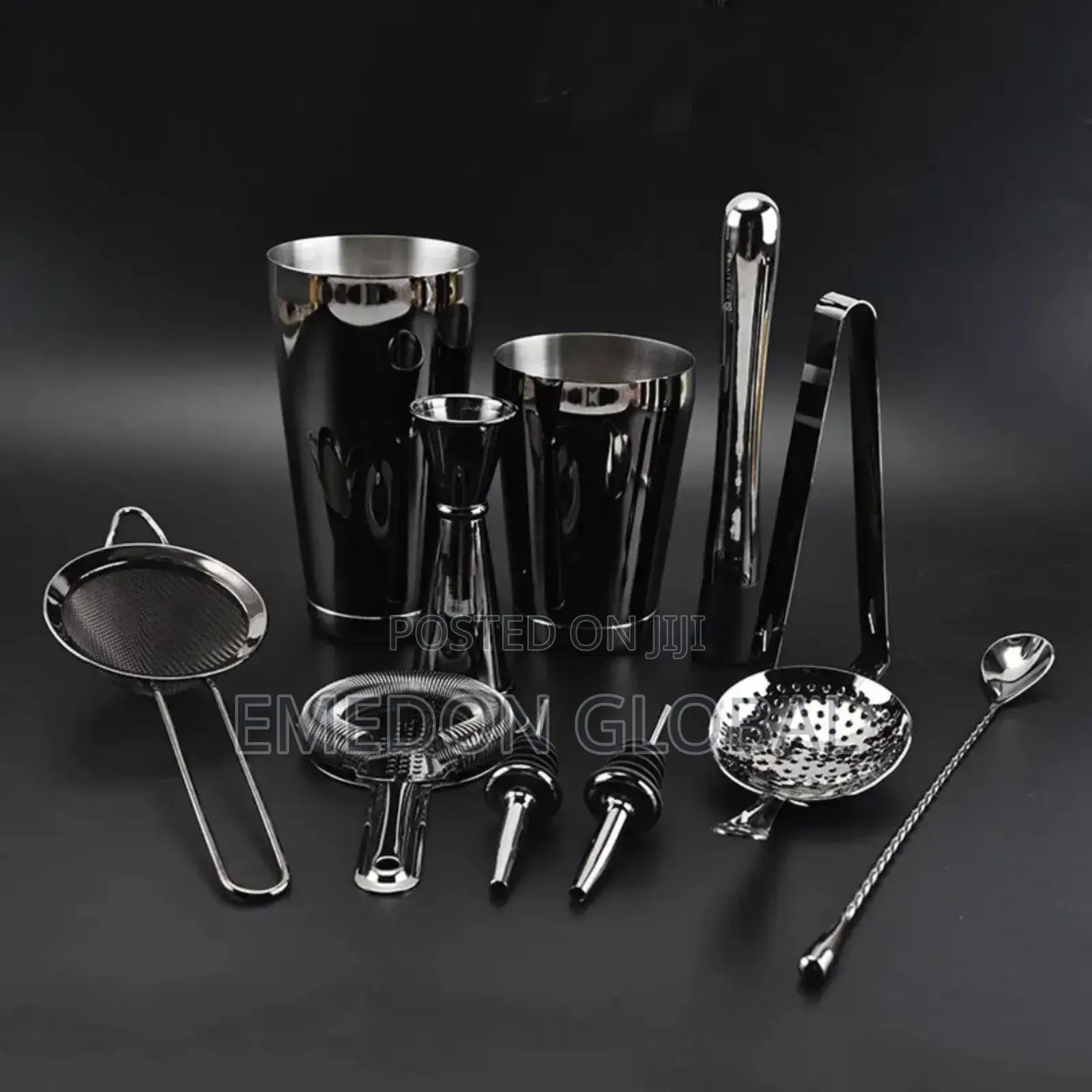Premium Quality 10pcs Stainless Steel Cocktail Shaker