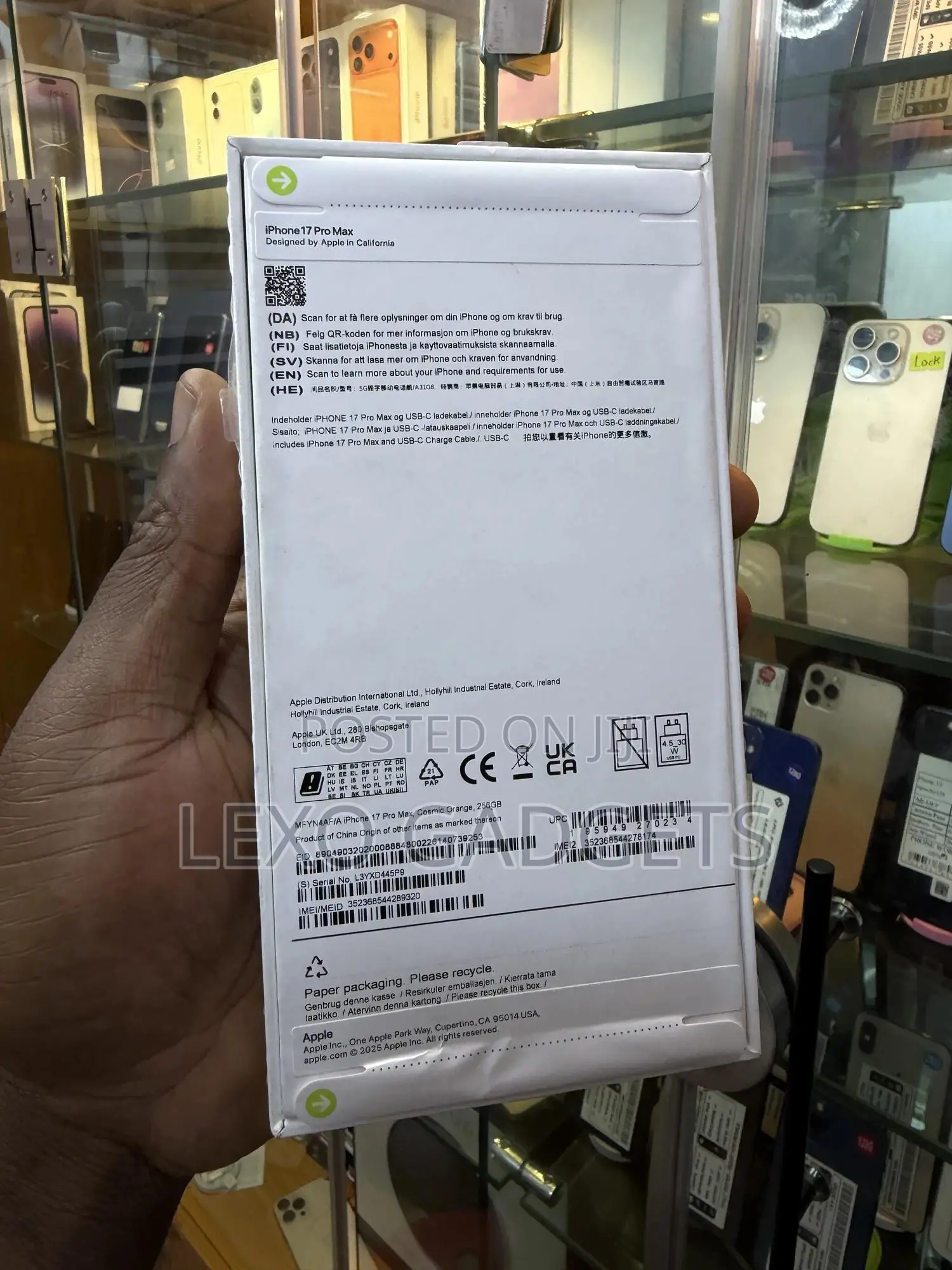 New Apple iPhone 17 Pro Max 256 GB Orange