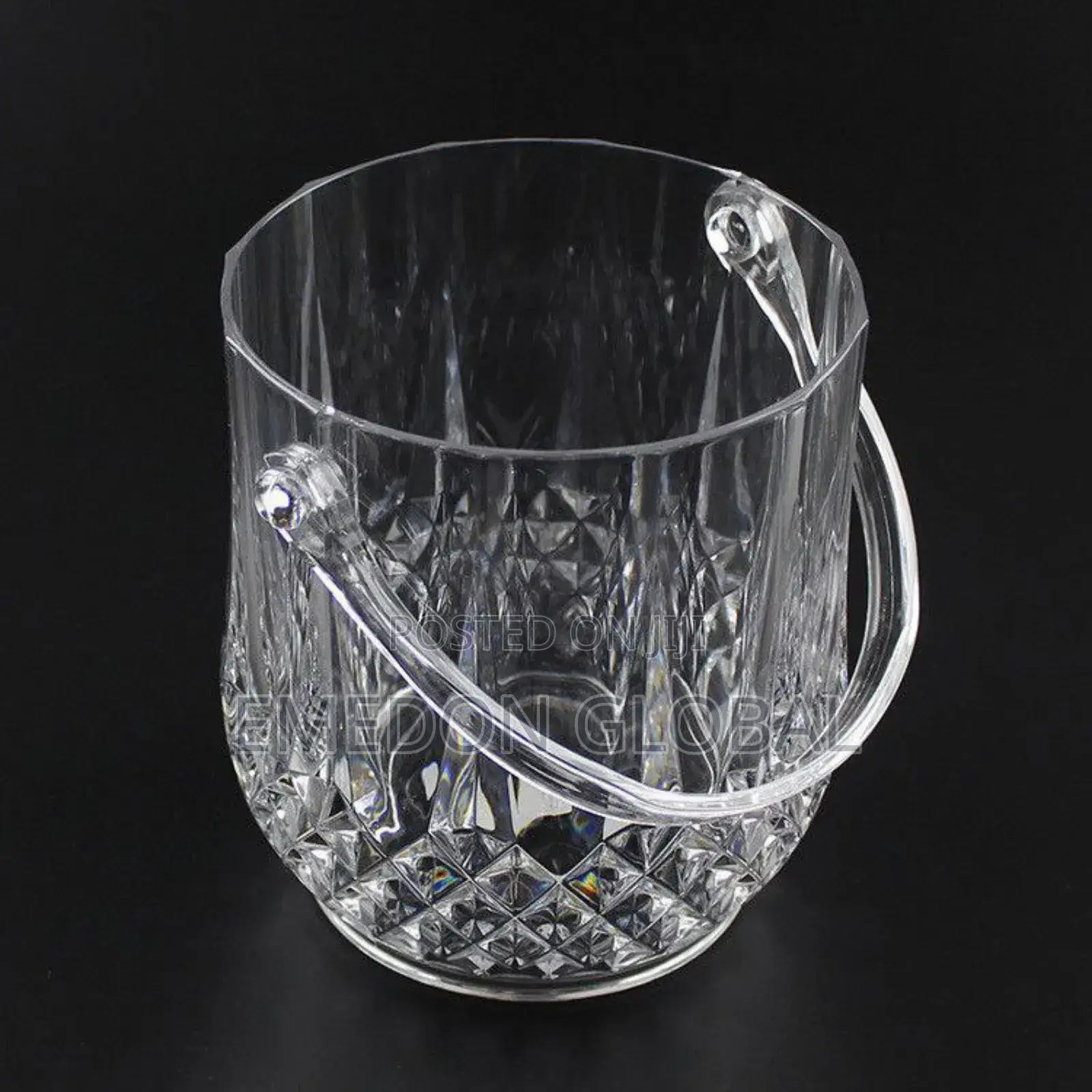 Acrylic Crystal Ice Bucket With Ice Juicer
