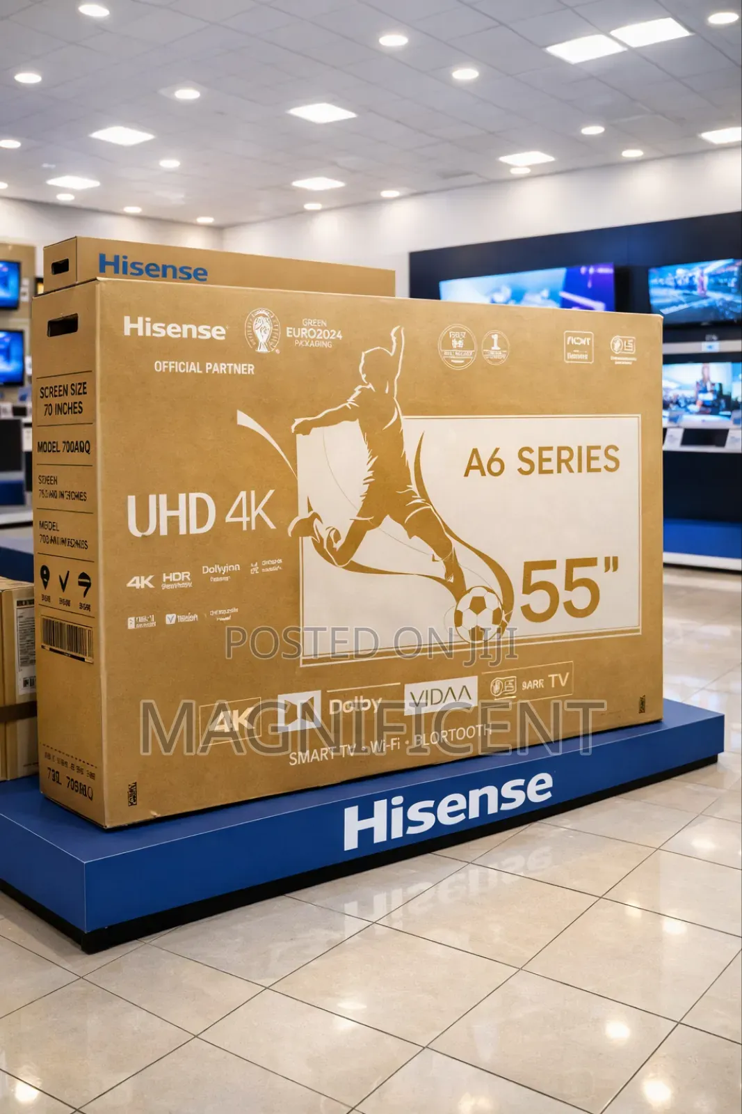 Hisense 55" A6 Series Uhd Smart Tv (Model 55a6) – Vidaa Smart,