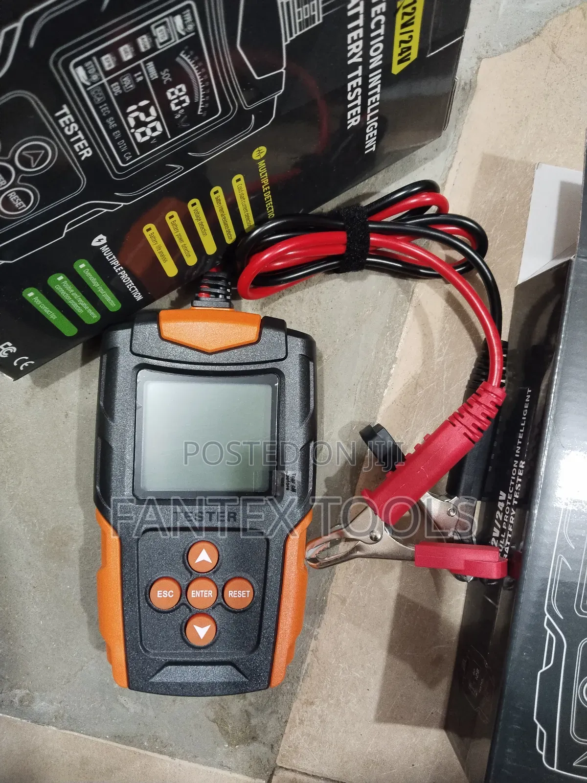 Battery Tester 12/24 v .