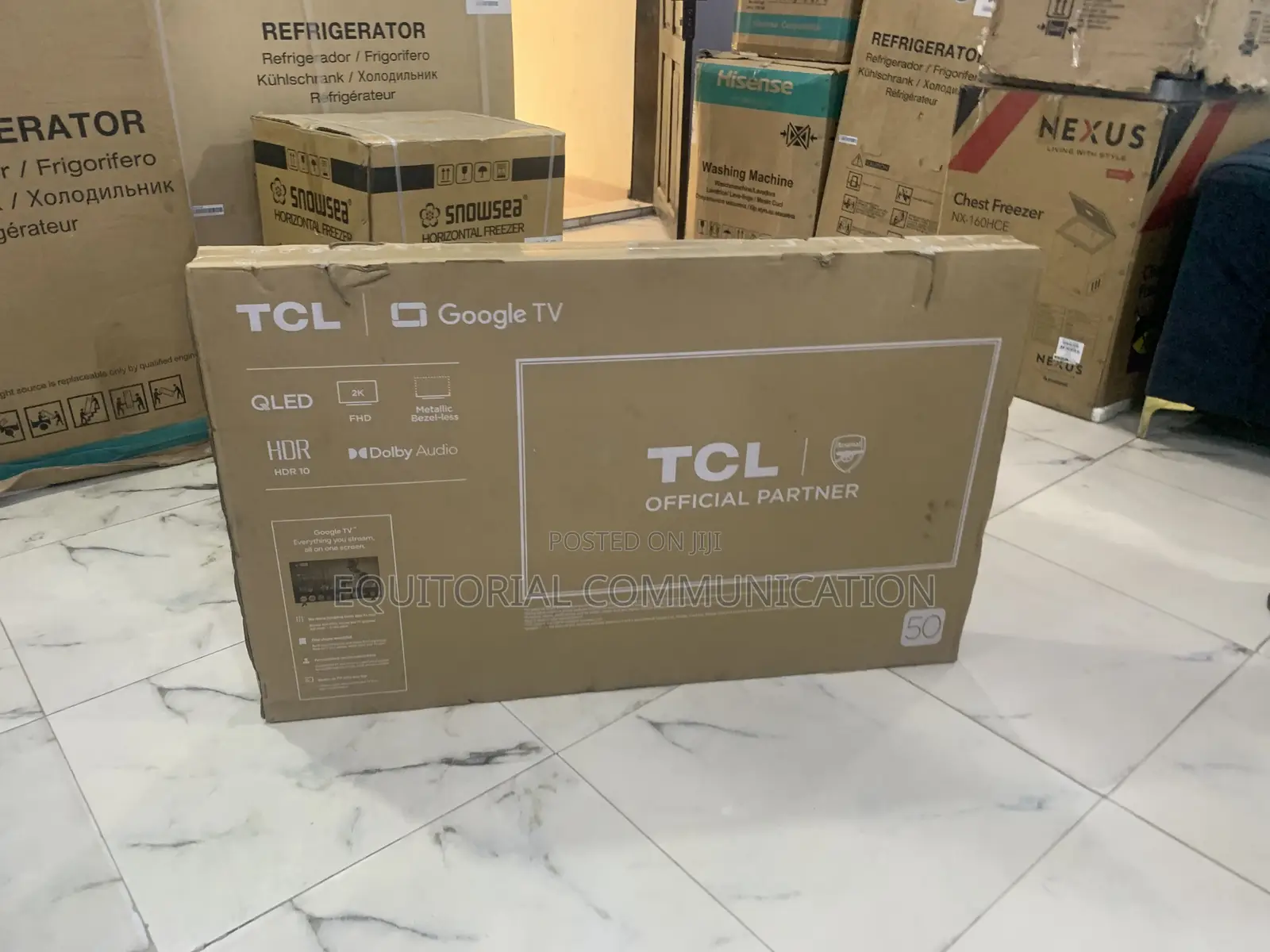 TCL 50" Uhd Qled With Ai Picture Engine