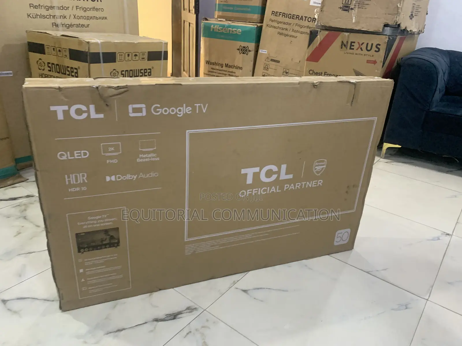 TCL 50" Uhd Qled With Ai Picture Engine