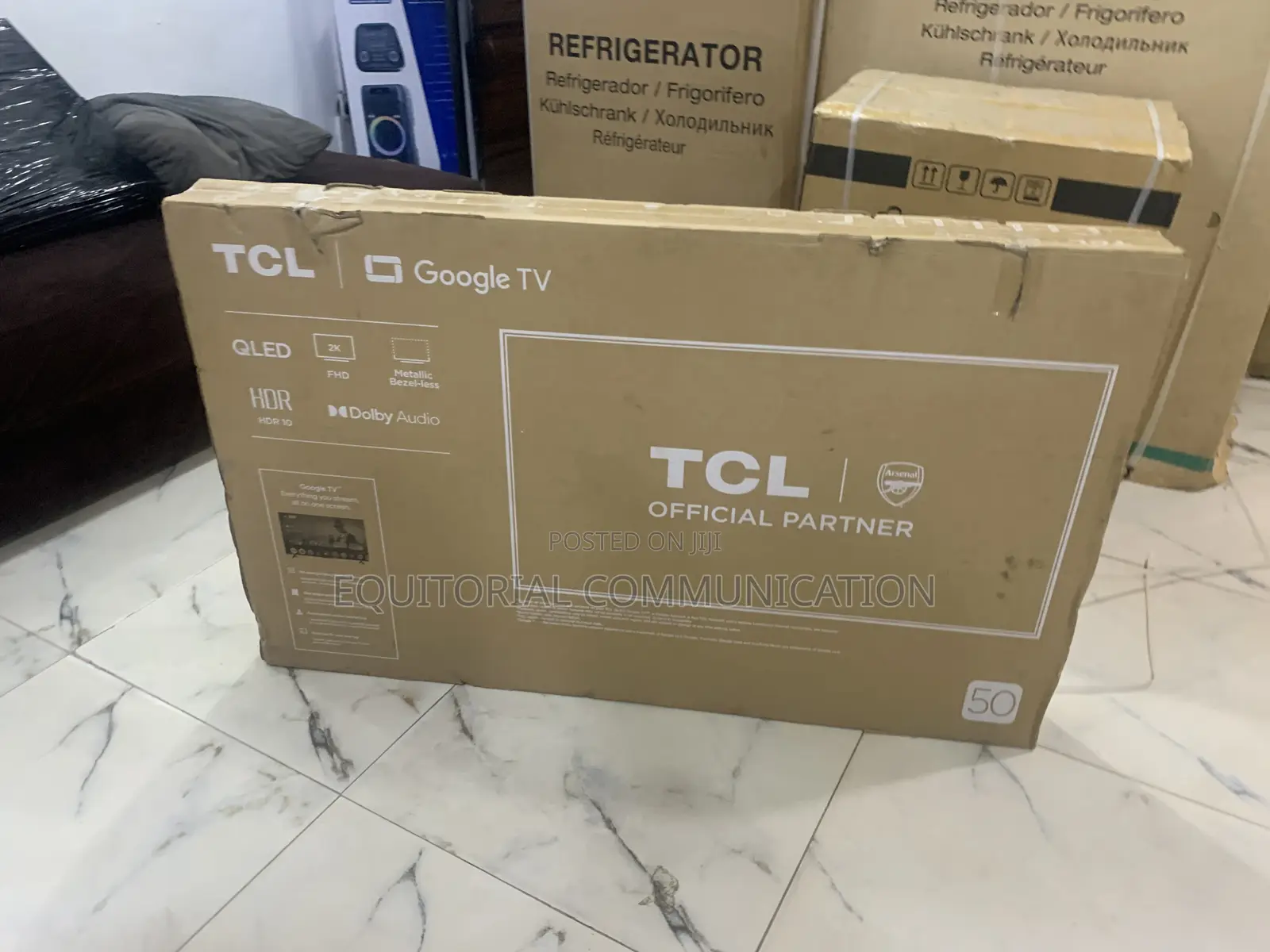 TCL 50-Inch Qled Tv With Sleek Design