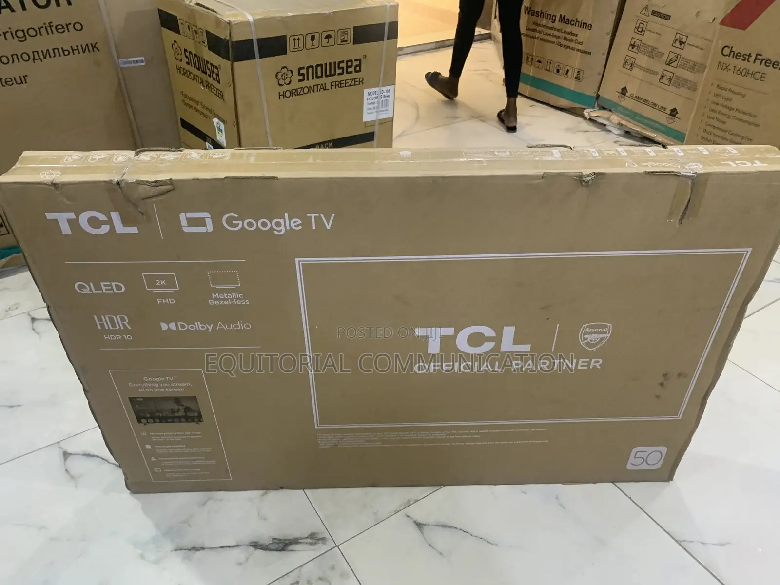 TCL 50-Inch Qled Tv With Sleek Design