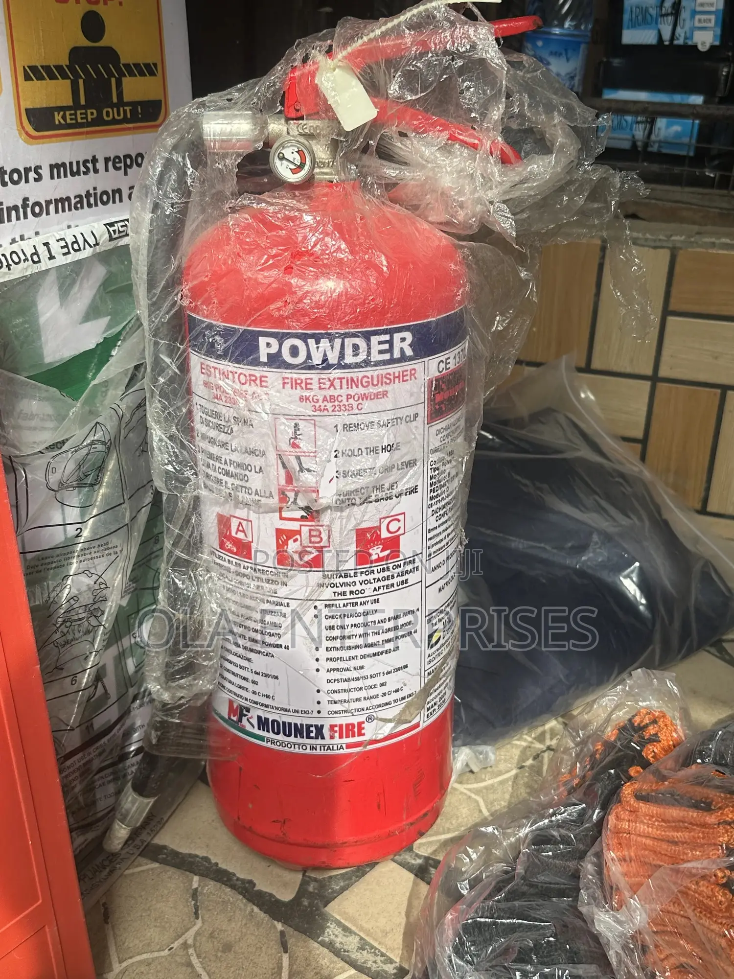 6kg Powder Extinguisher