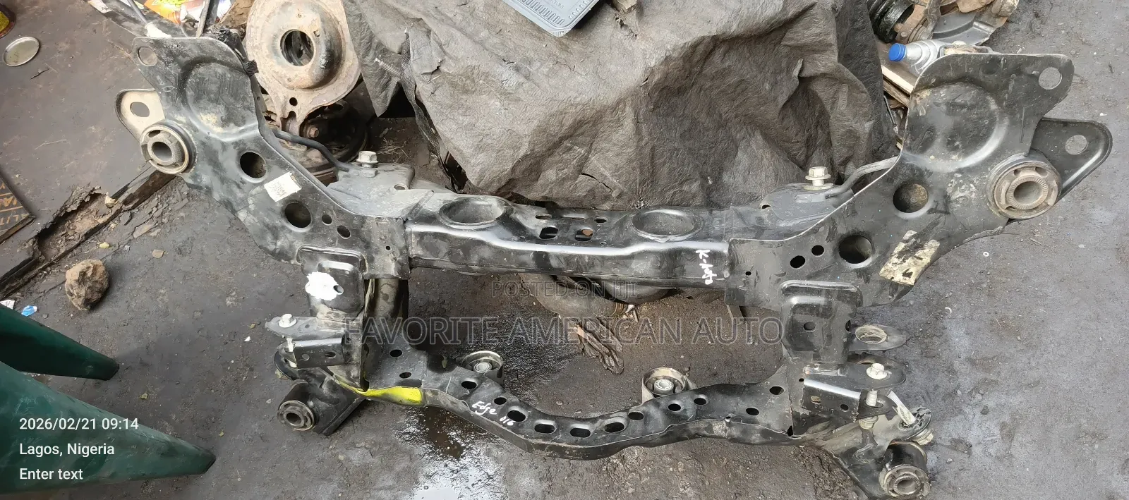 Rear Center Beam Ford Edge 2016 Model