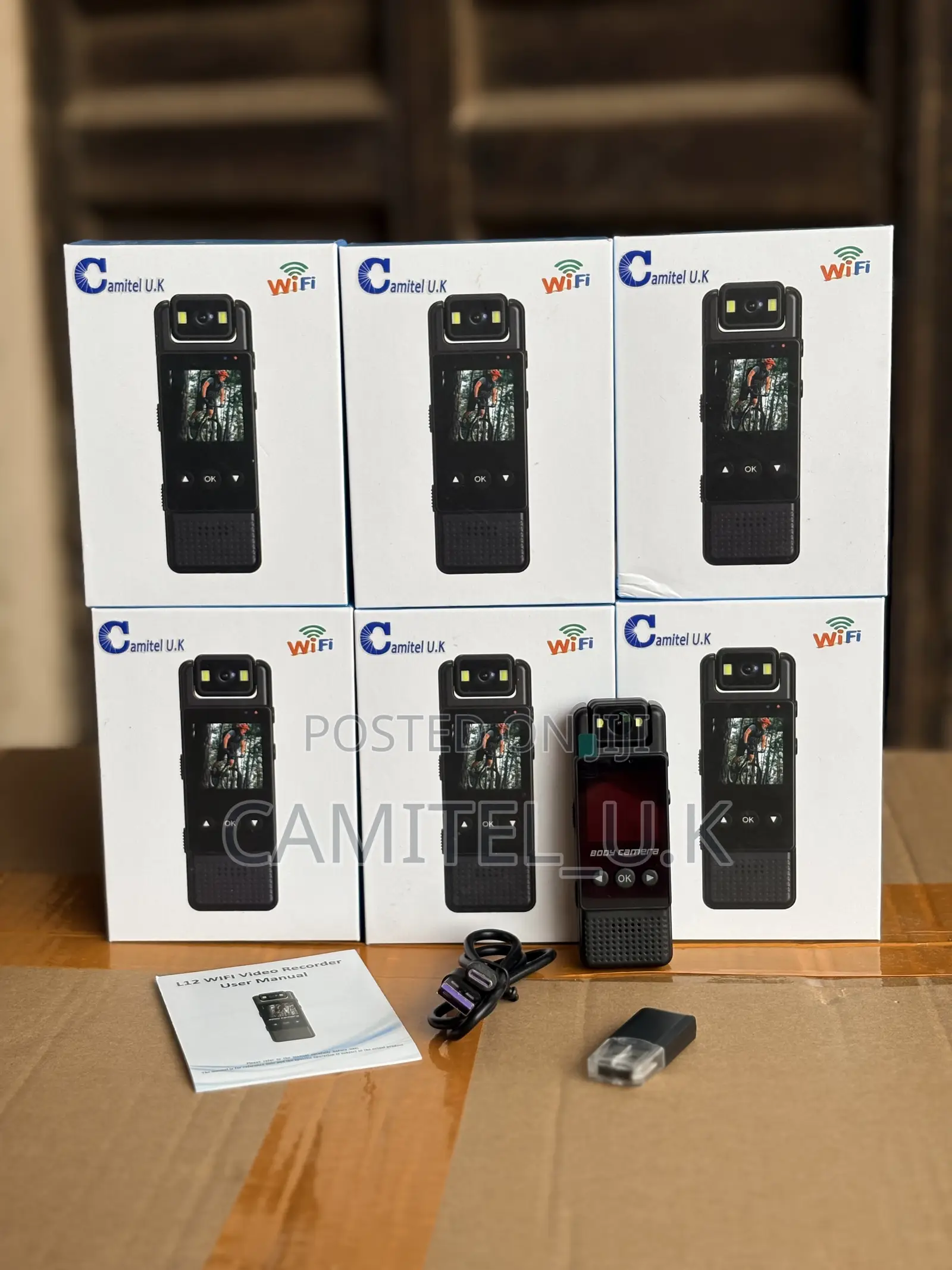 L12 Wifi Video Recorder — Hd Wearable Body Spy Camera