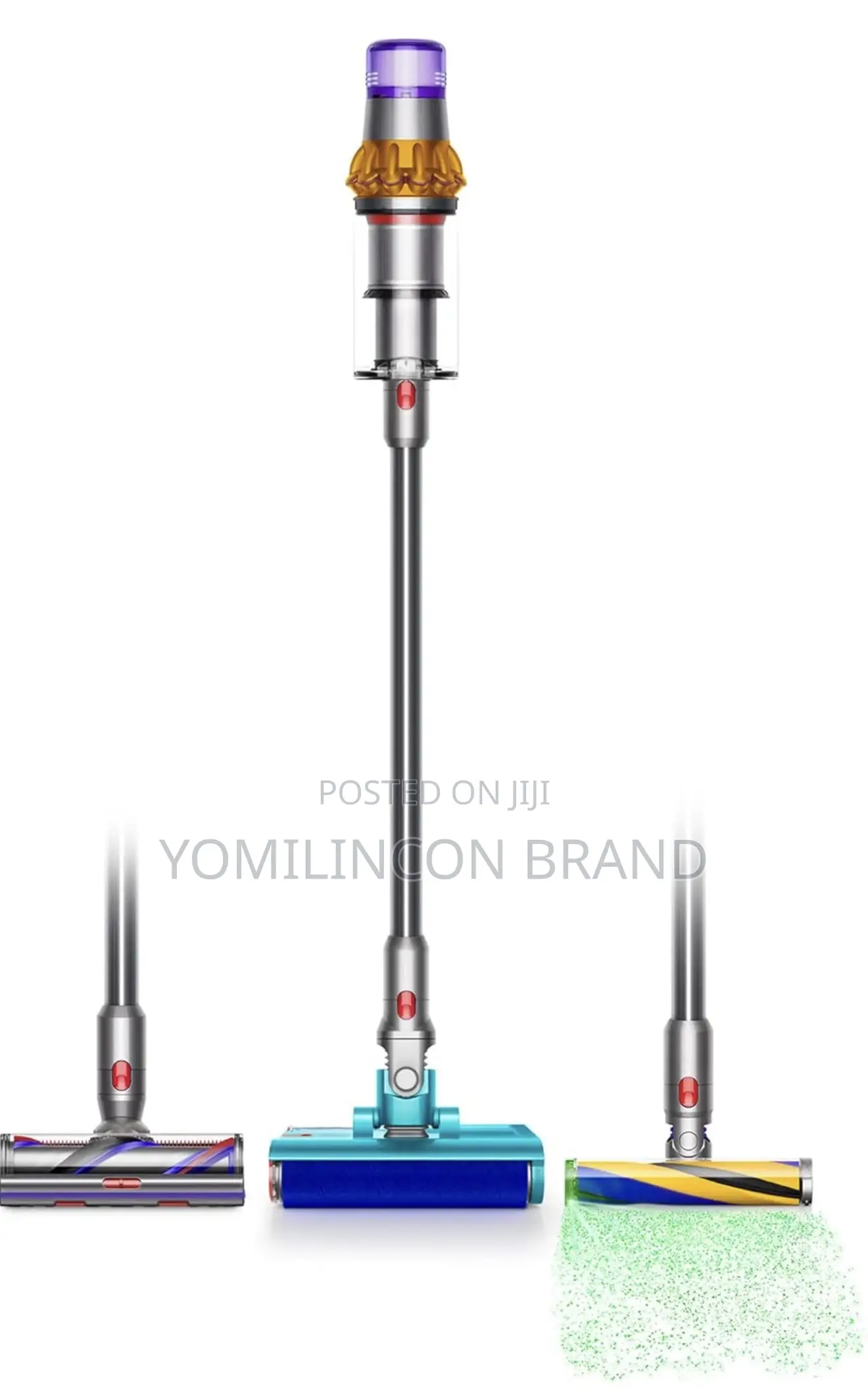 Dyson V15s Detect Submarine​ Wet Dry Vacuum, Yellow/Nickel