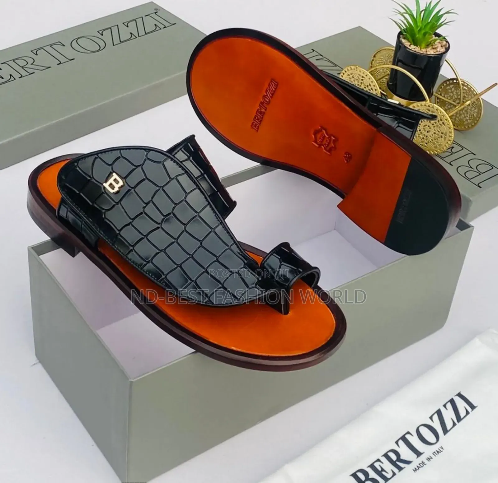 Pure Quality Leather Mister Slippers