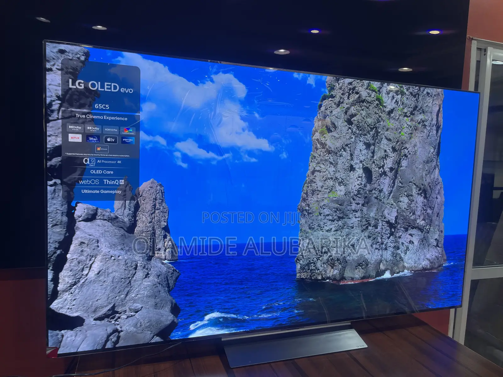 Lg Oled 65” C5 High-performance 4k Tv Featuring Α9 Gen8 Ai Processor